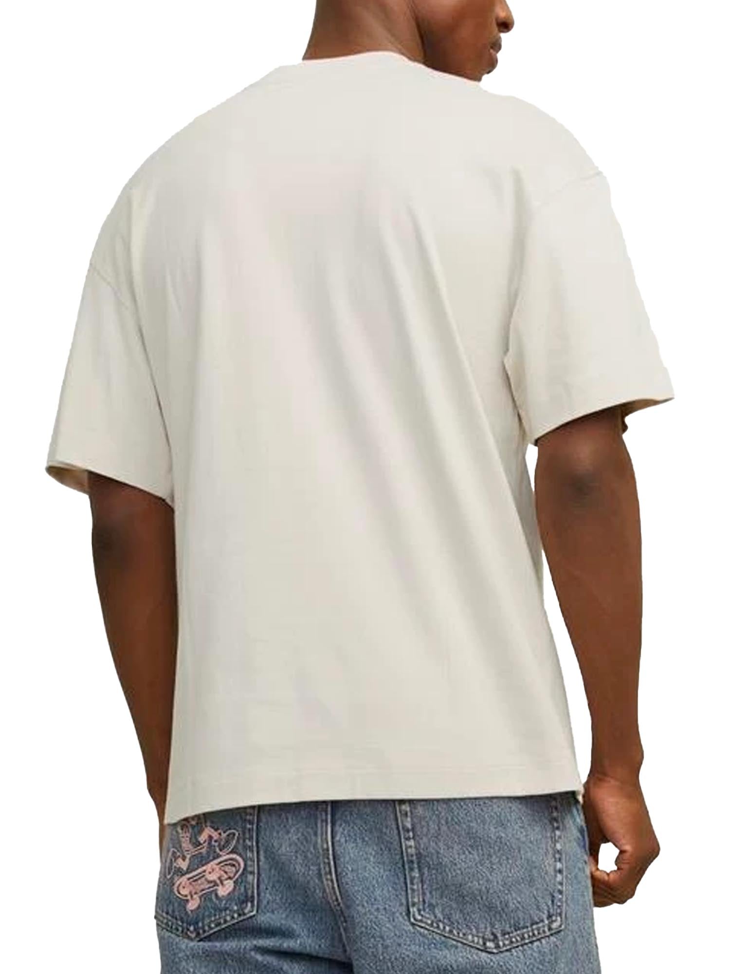 Jack & Jones T-shirt Semplice Paricollo Bianco