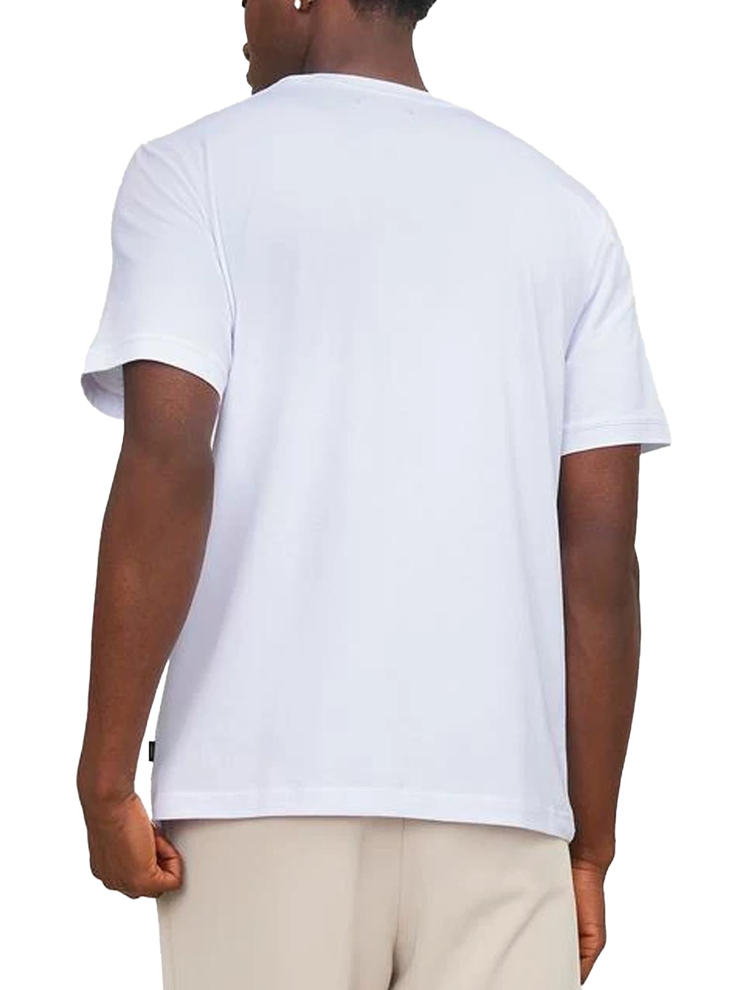 Jack & Jones T-shirt Semplice Paricollo Bianco