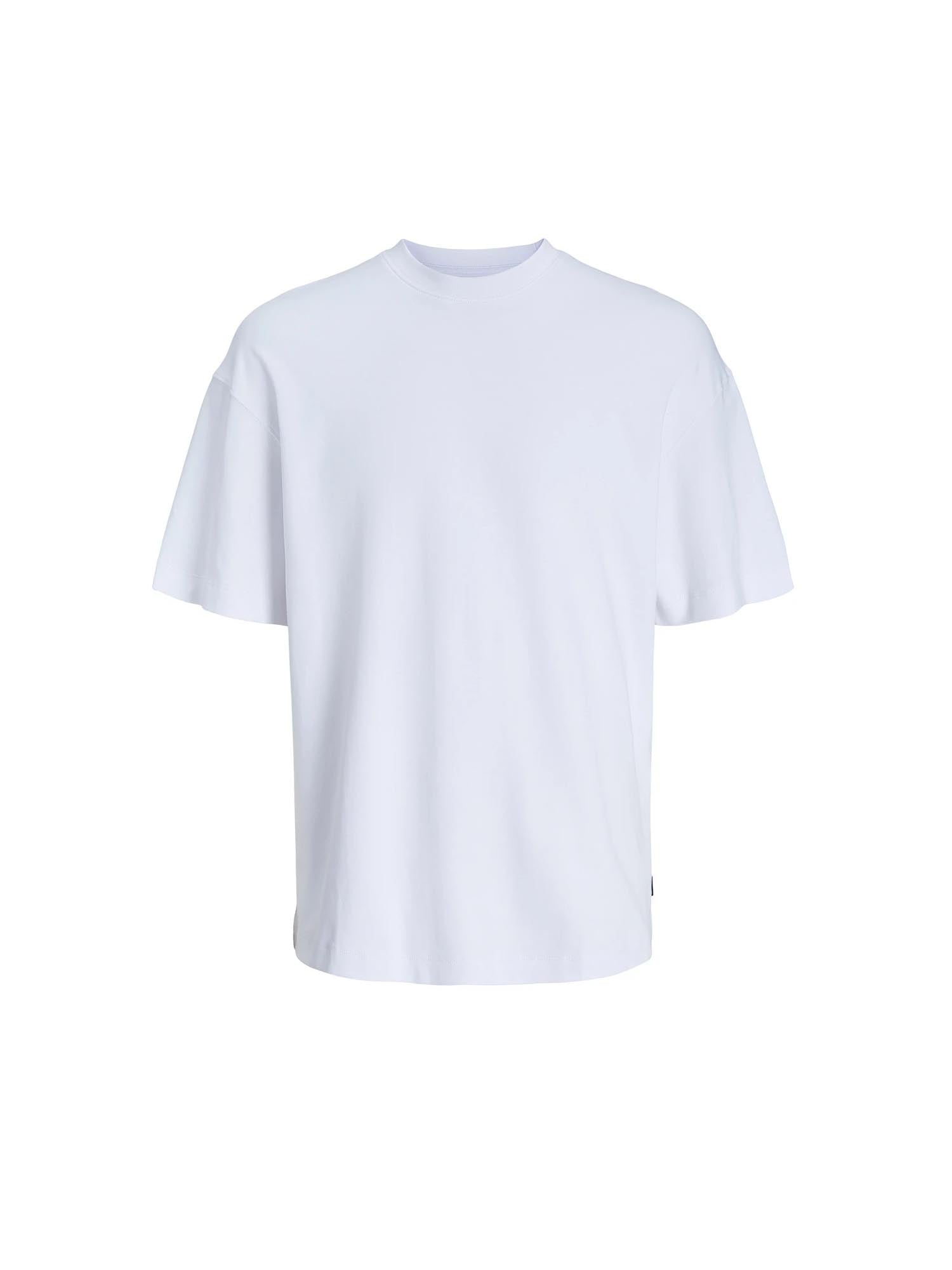 Jack & Jones T-shirt Semplice Paricollo Bianco