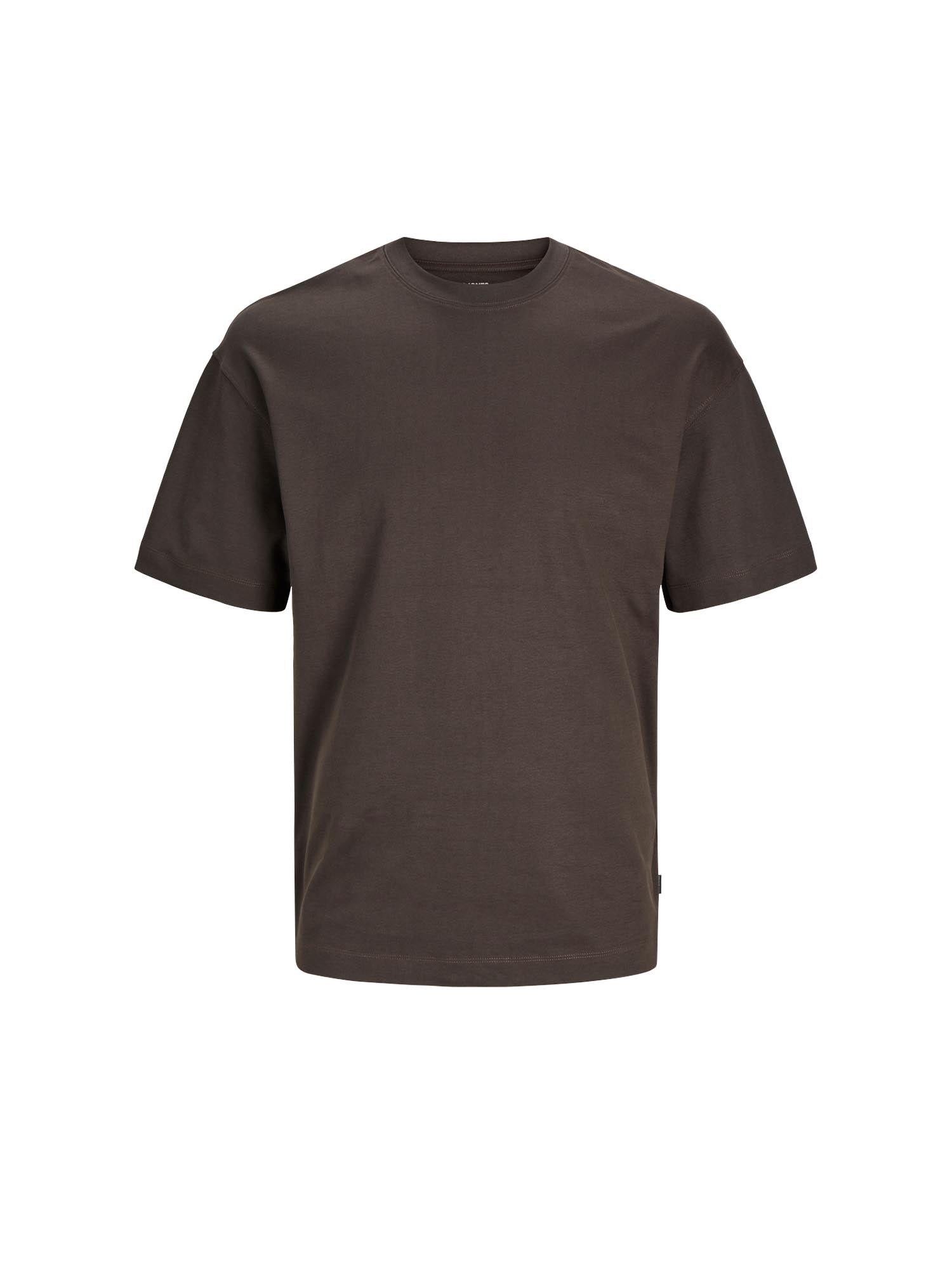 Jack & Jones T-shirt Semplice Paricollo Marrone