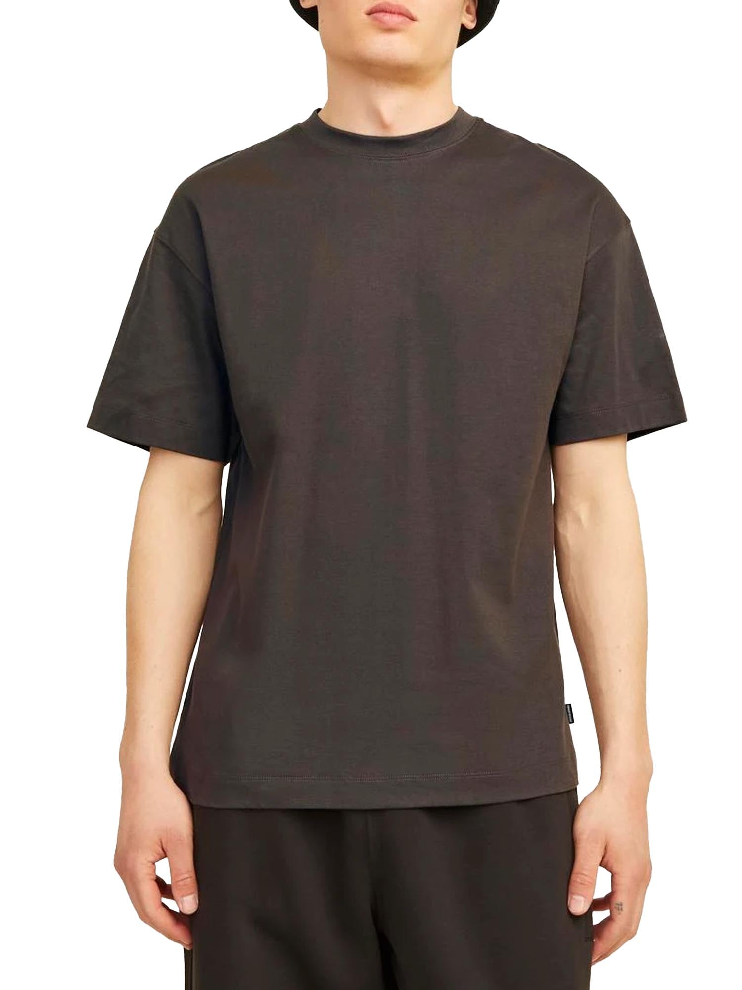 Jack & Jones T-shirt Semplice Paricollo Marrone