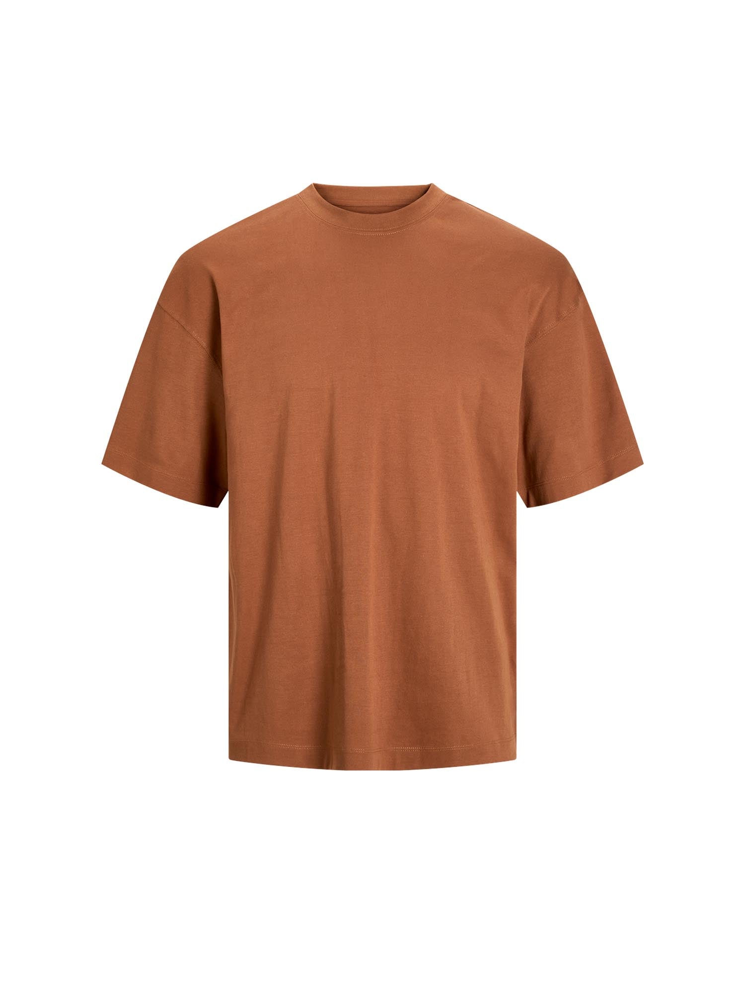 Jack & Jones T-shirt Semplice Paricollo Marrone