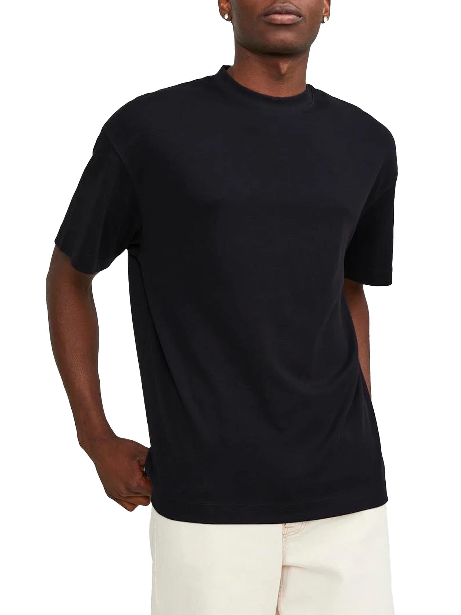 Jack & Jones T-shirt Semplice Paricollo Nero