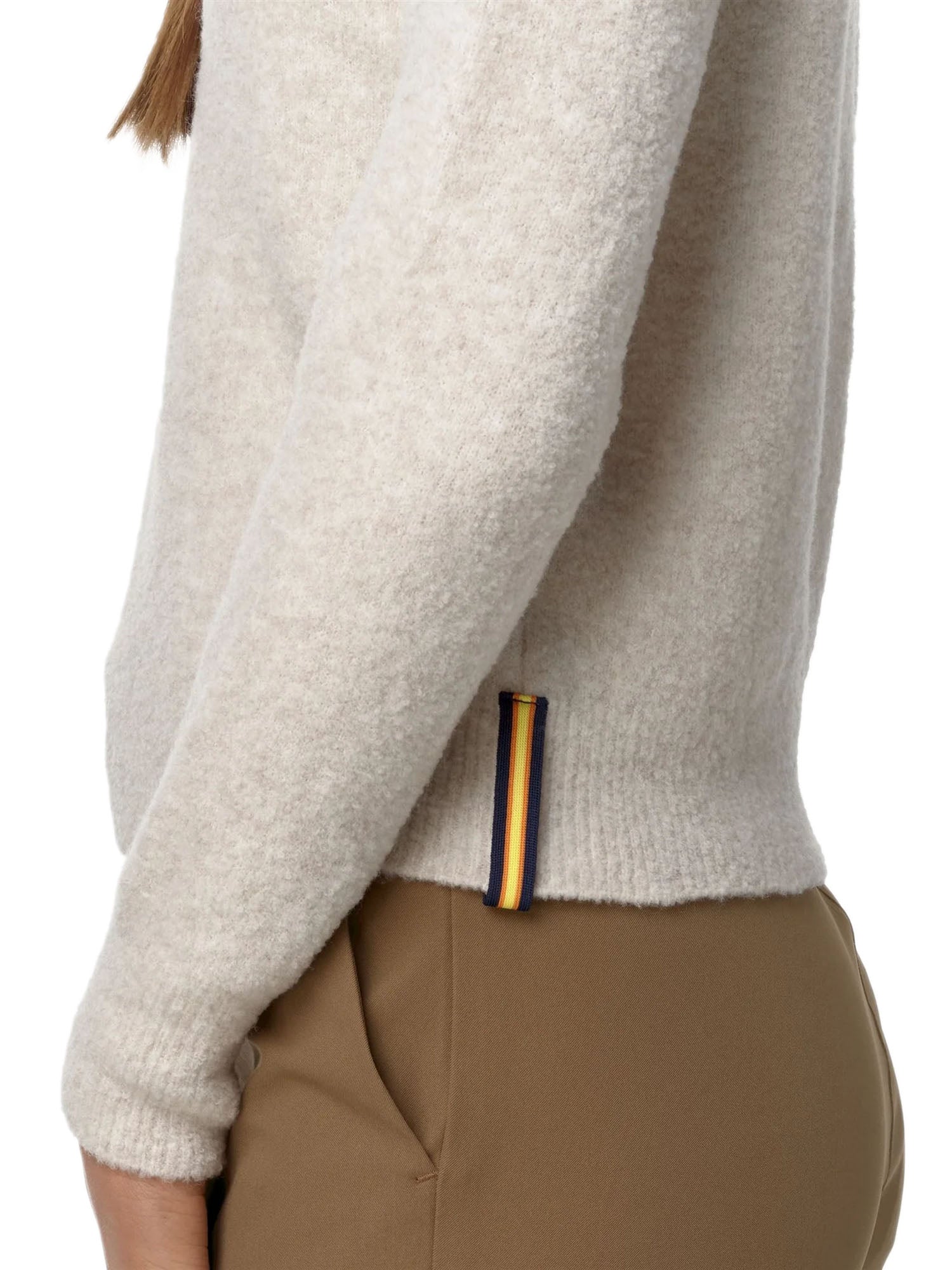 K-way Clarisse Wool Merino Boucle Beige