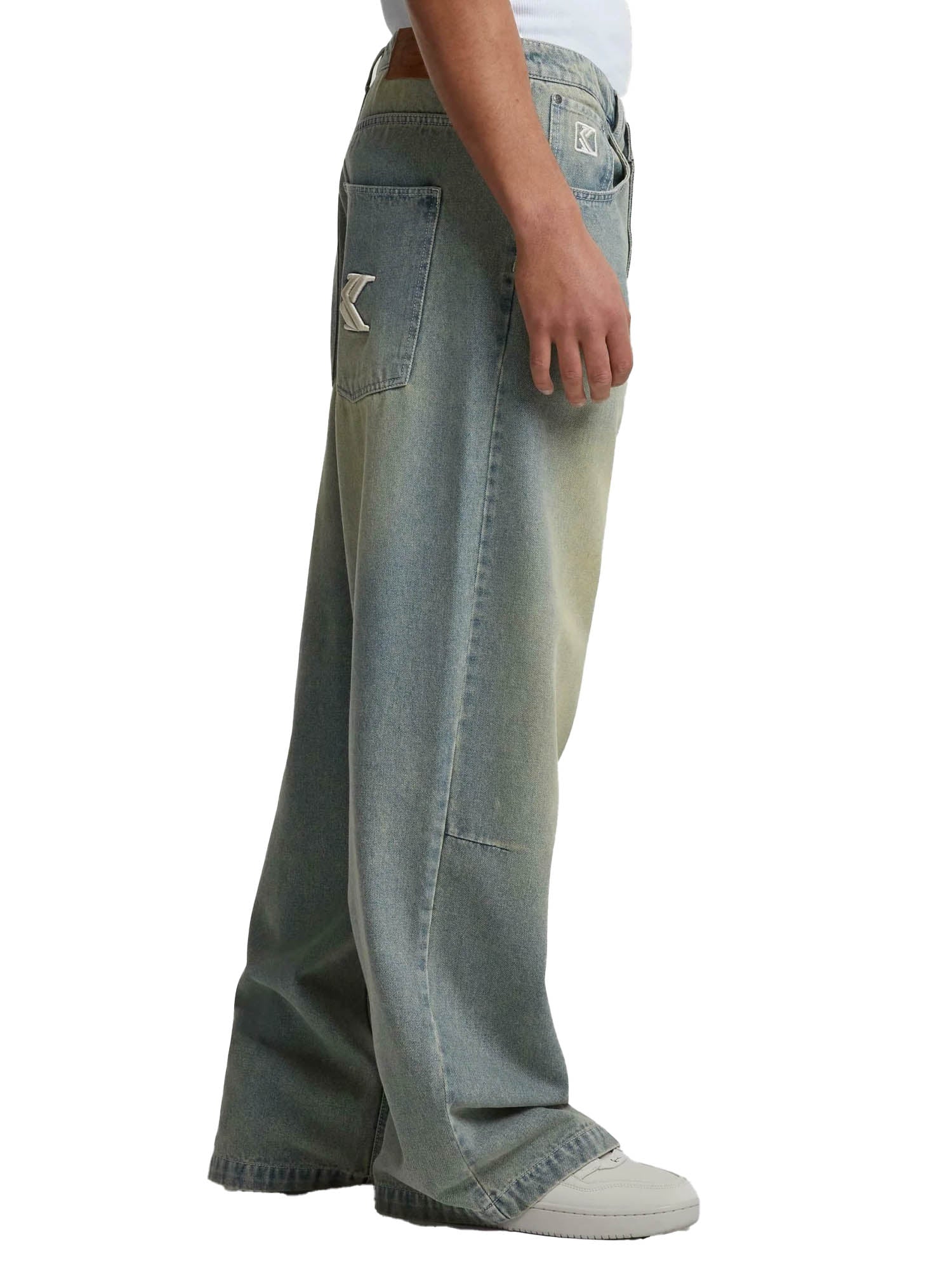 Karl Kani Jeans OG Denim Baggy Pants Blu