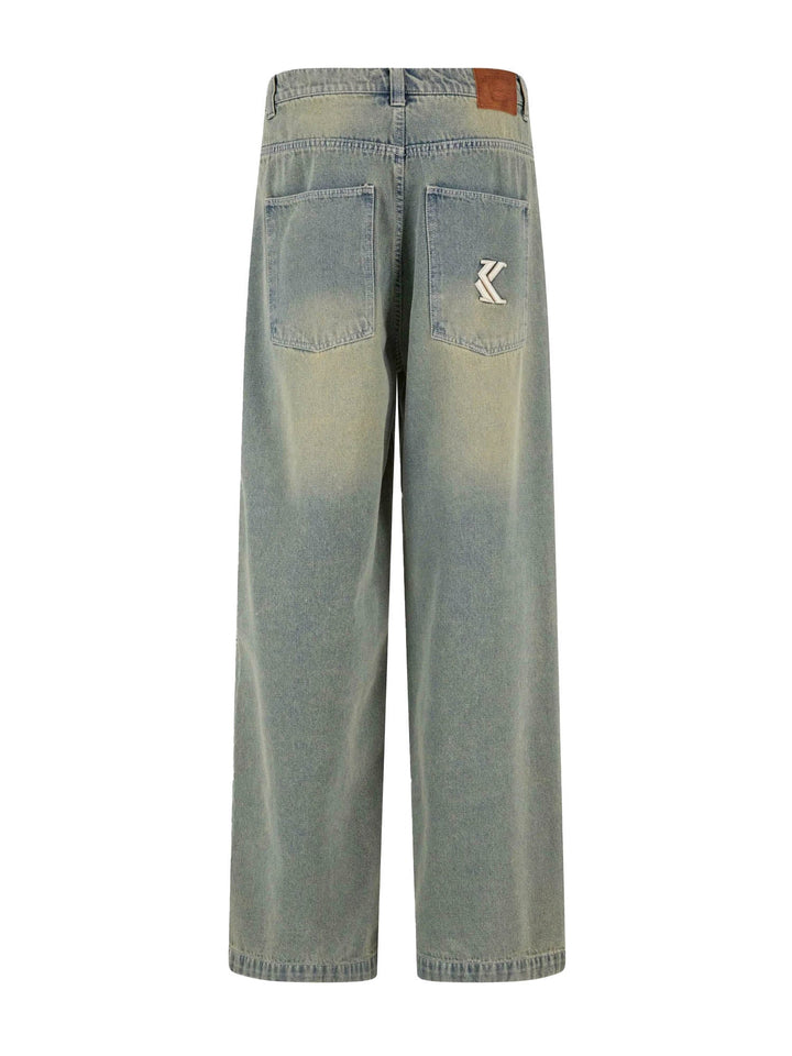 Karl Kani Jeans OG Denim Baggy Pants Blu