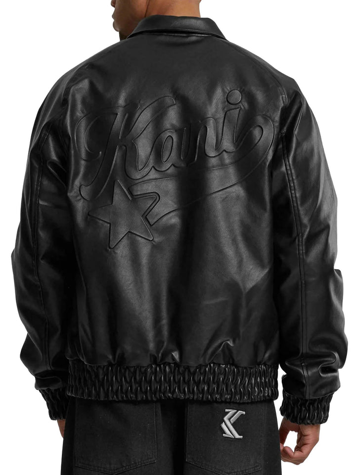 Karl Kani Kani Star Full Pu College Jacket Nero