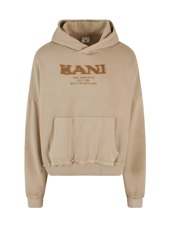 Karl Kani Retro Sprayed OS Hoodie Beige