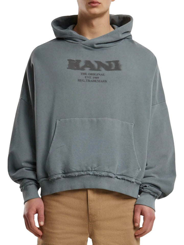 Karl Kani Retro Sprayed OS Hoodie Grigio