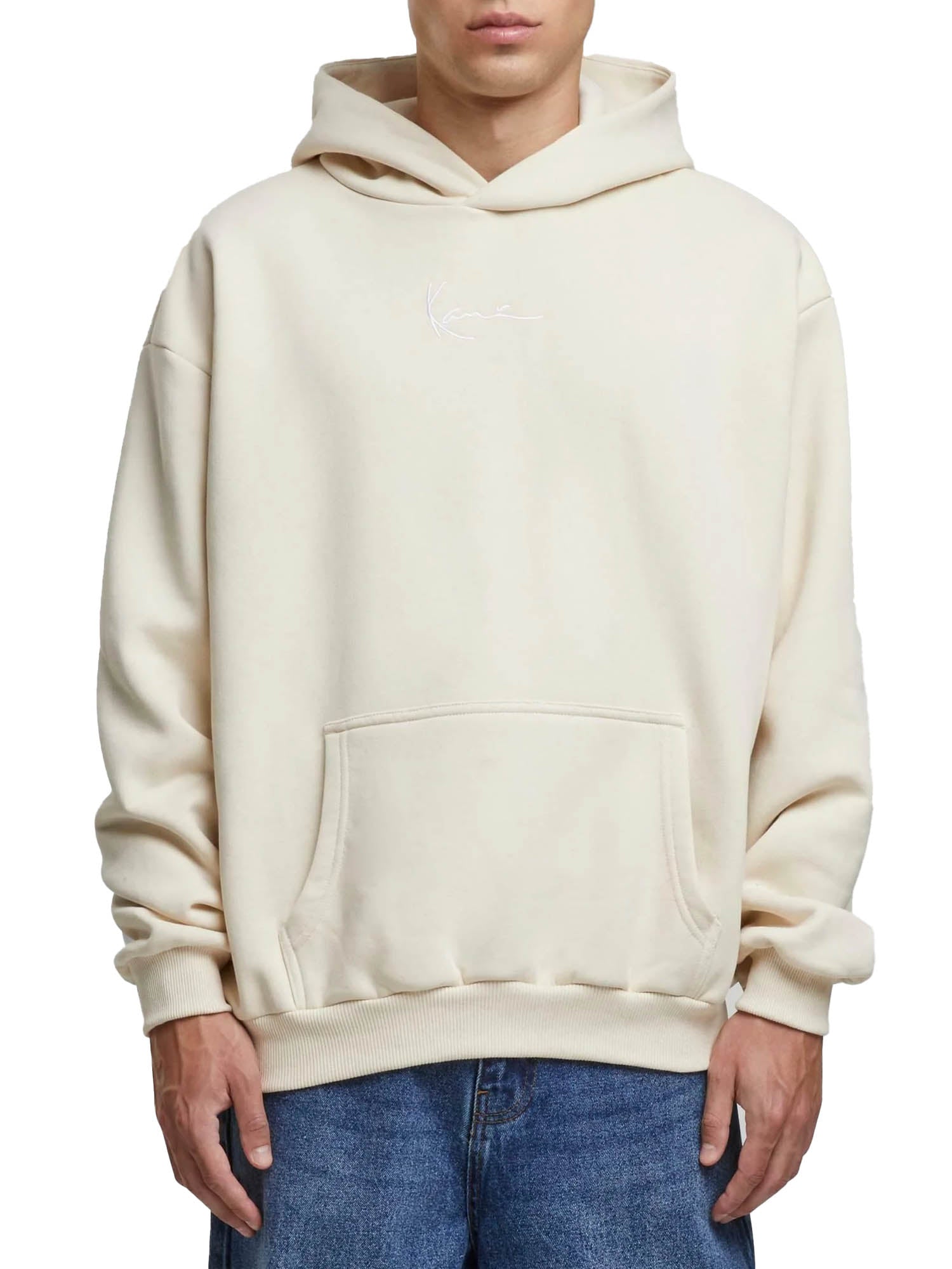 Karl Kani Small Signature Essential Os Hoodie Beige