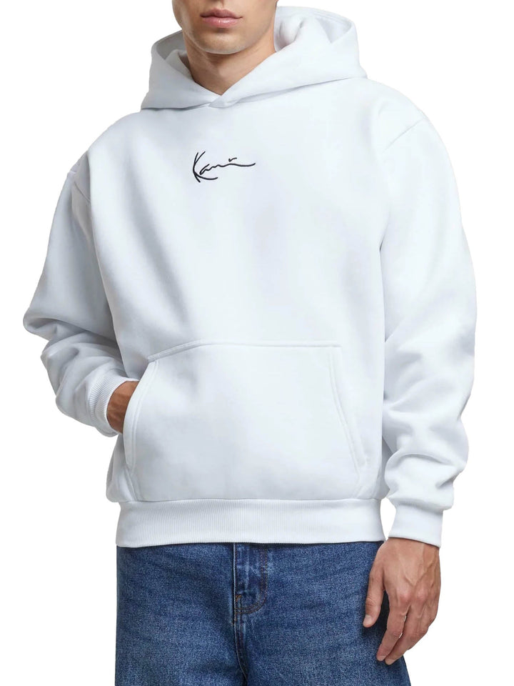 Karl Kani Small Signature Essential Os Hoodie Bianco