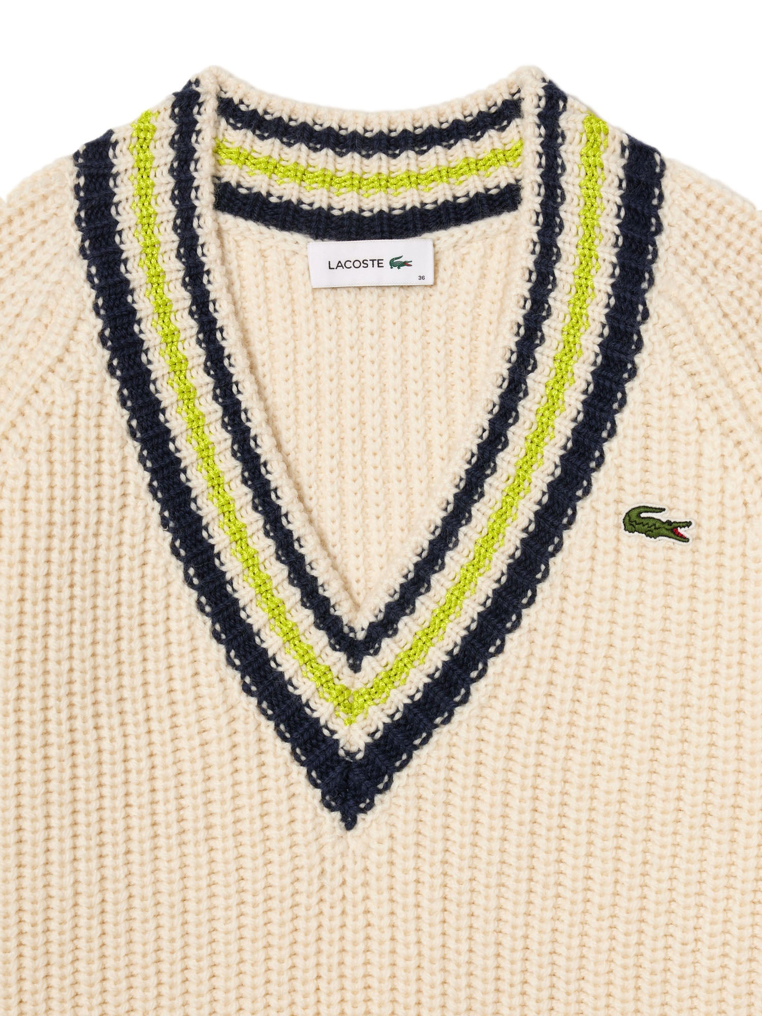 Lacoste Maglione da tennis oversize Beige