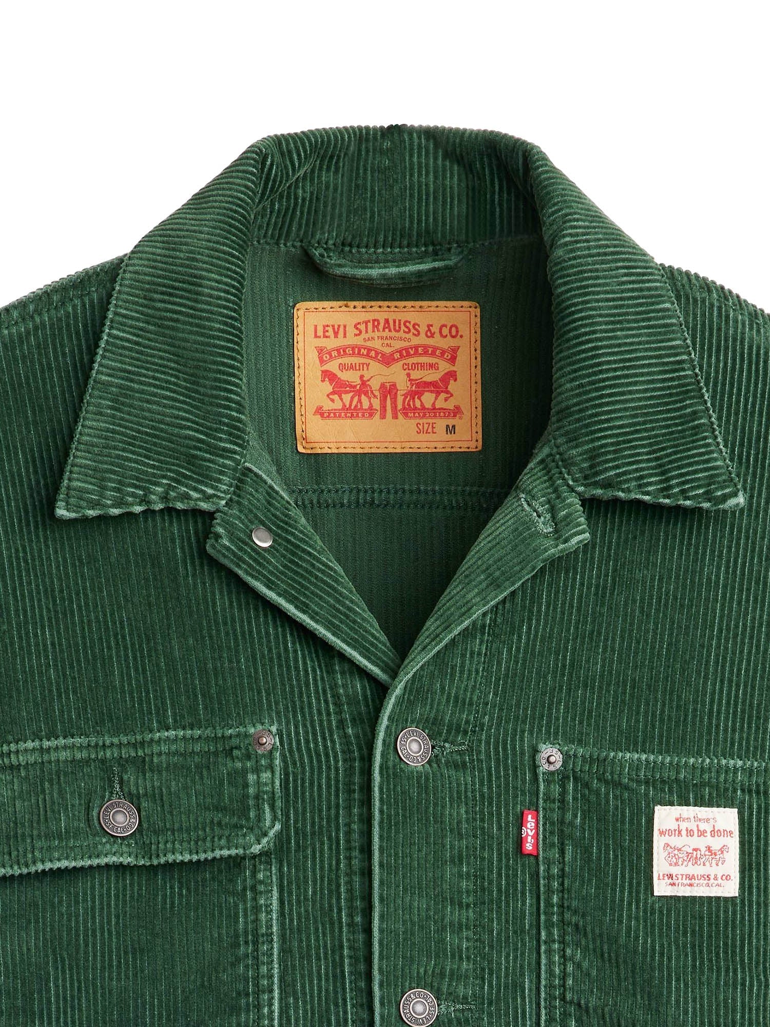 Levi's® Giacca Corduroy Trucker Sunrise Verde