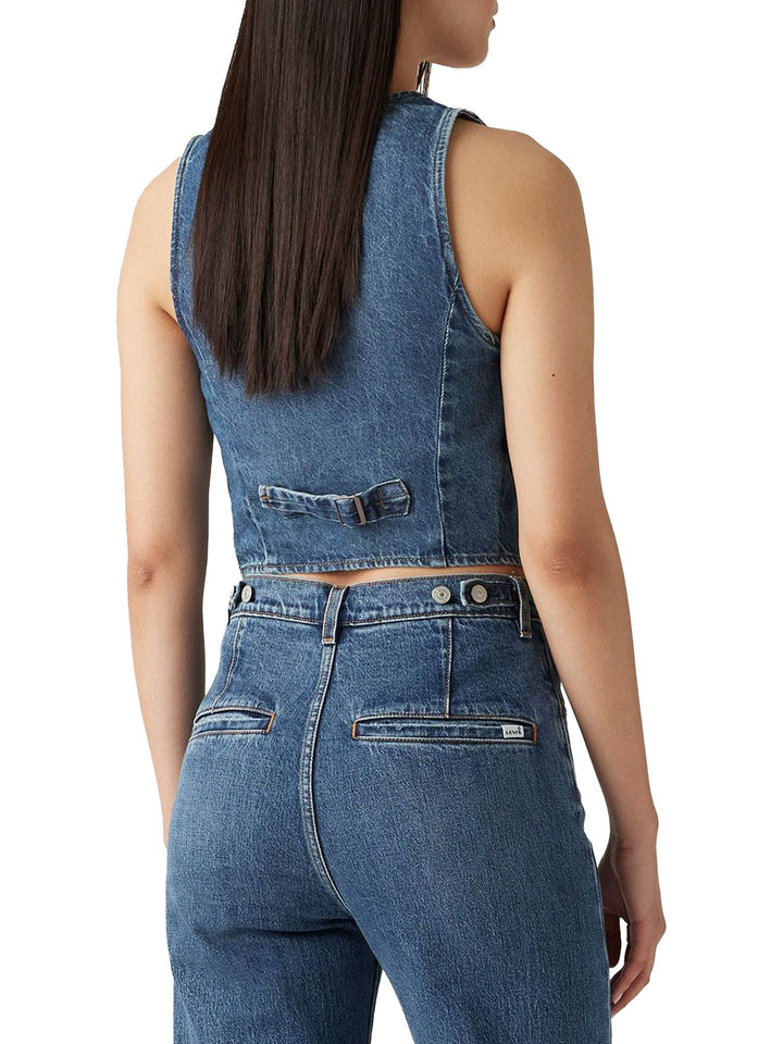 Levi's® Gilet Sartoriale In Denim Blu