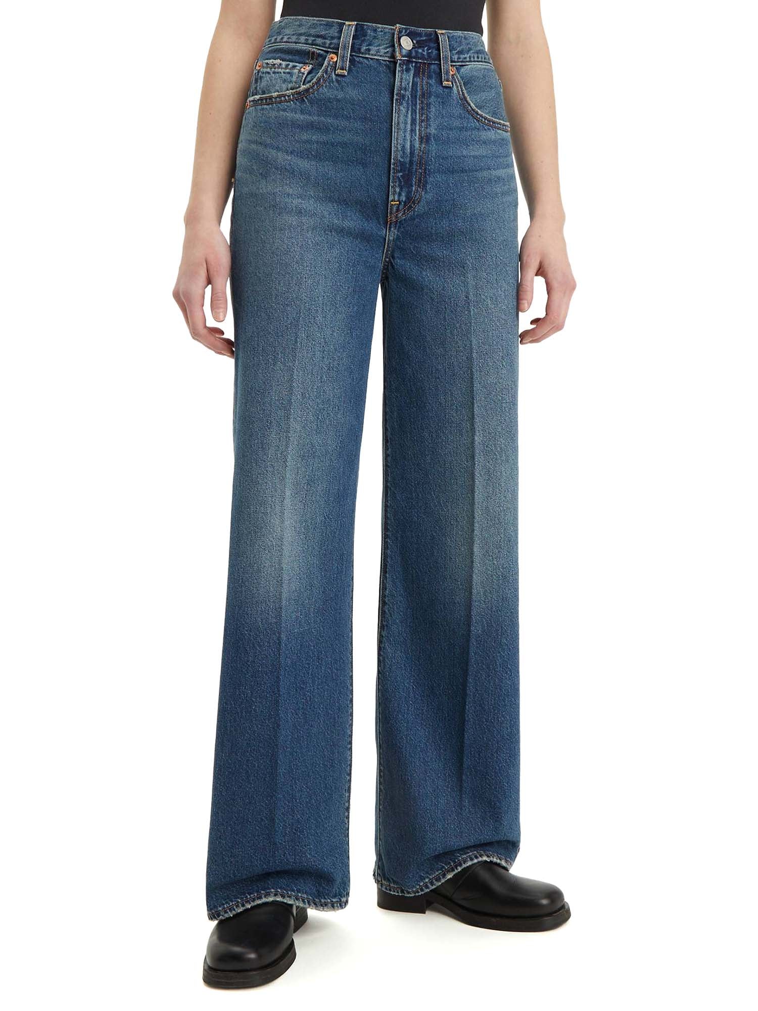 Ribcage wide leg jeans