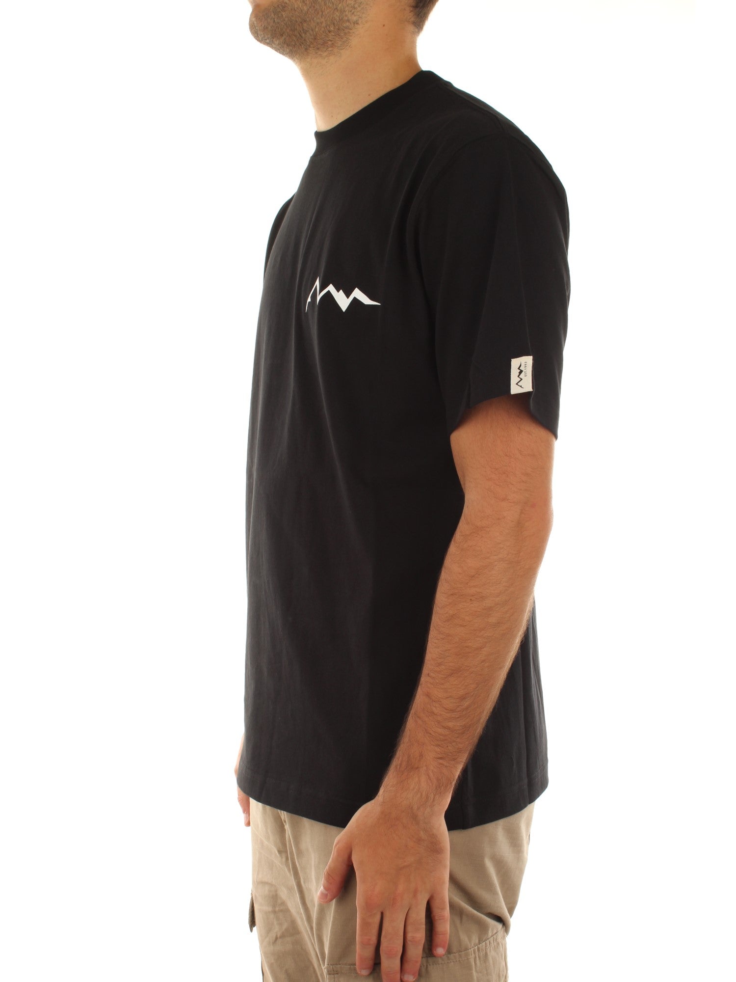 Manastash Topo Camo Logo Tee Nero