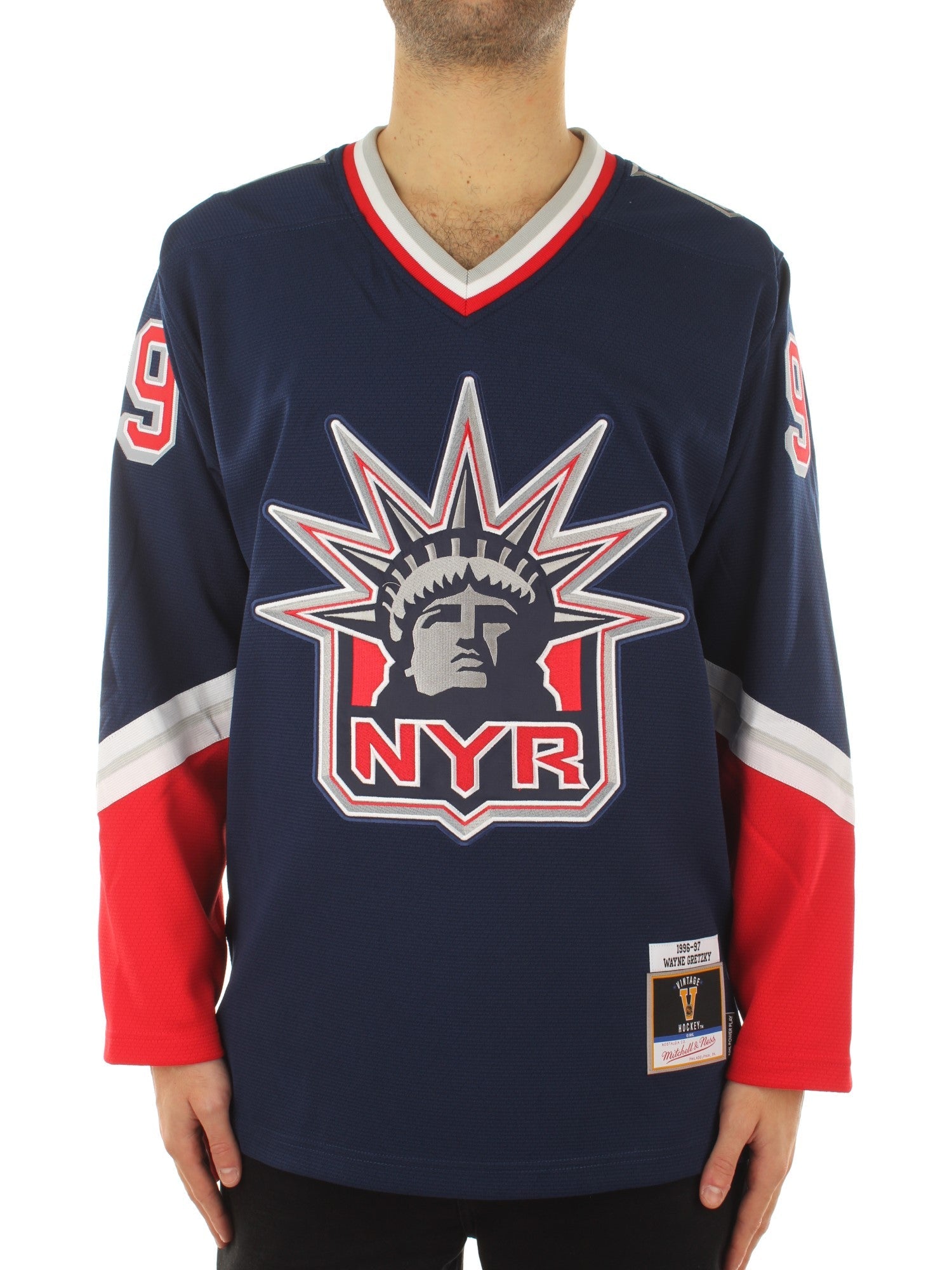 Mitchell & Ness Nhl Alternate Jersey Rangers 1996 Wayne Gretzky New York Rangers Blu