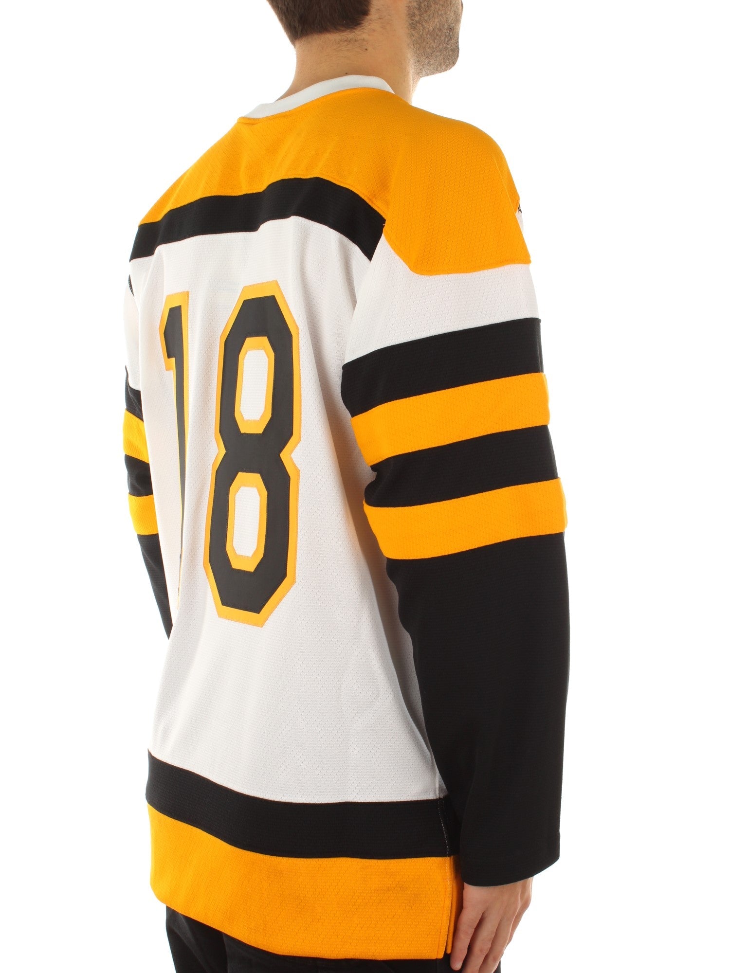 Mitchell & Ness Nhl White Jersey Bruins 1958 Willie O'Ree Boston Bruins Bianco