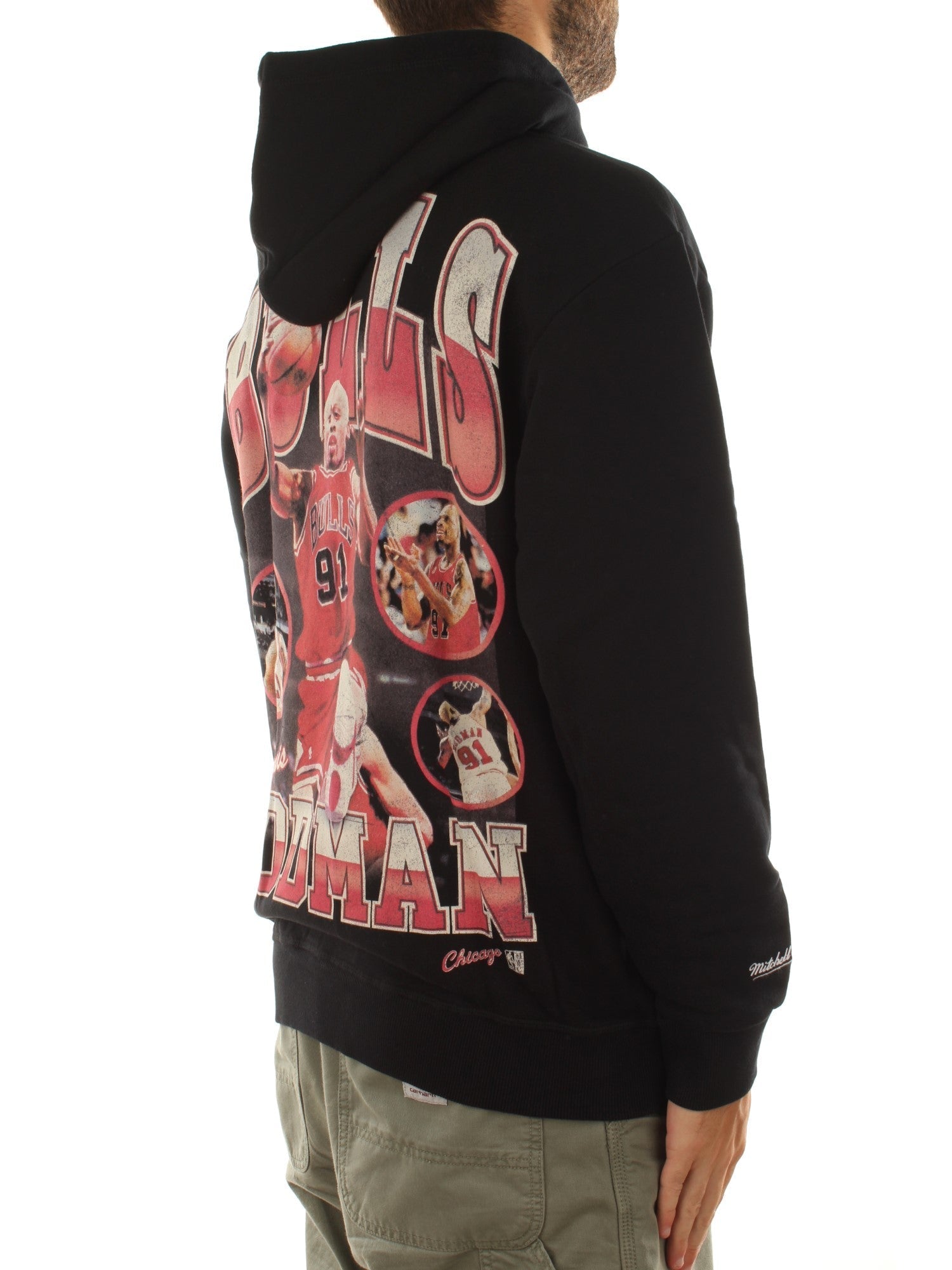 Mitchell & Ness Player Photo Hoody Chicago Bulls Nero