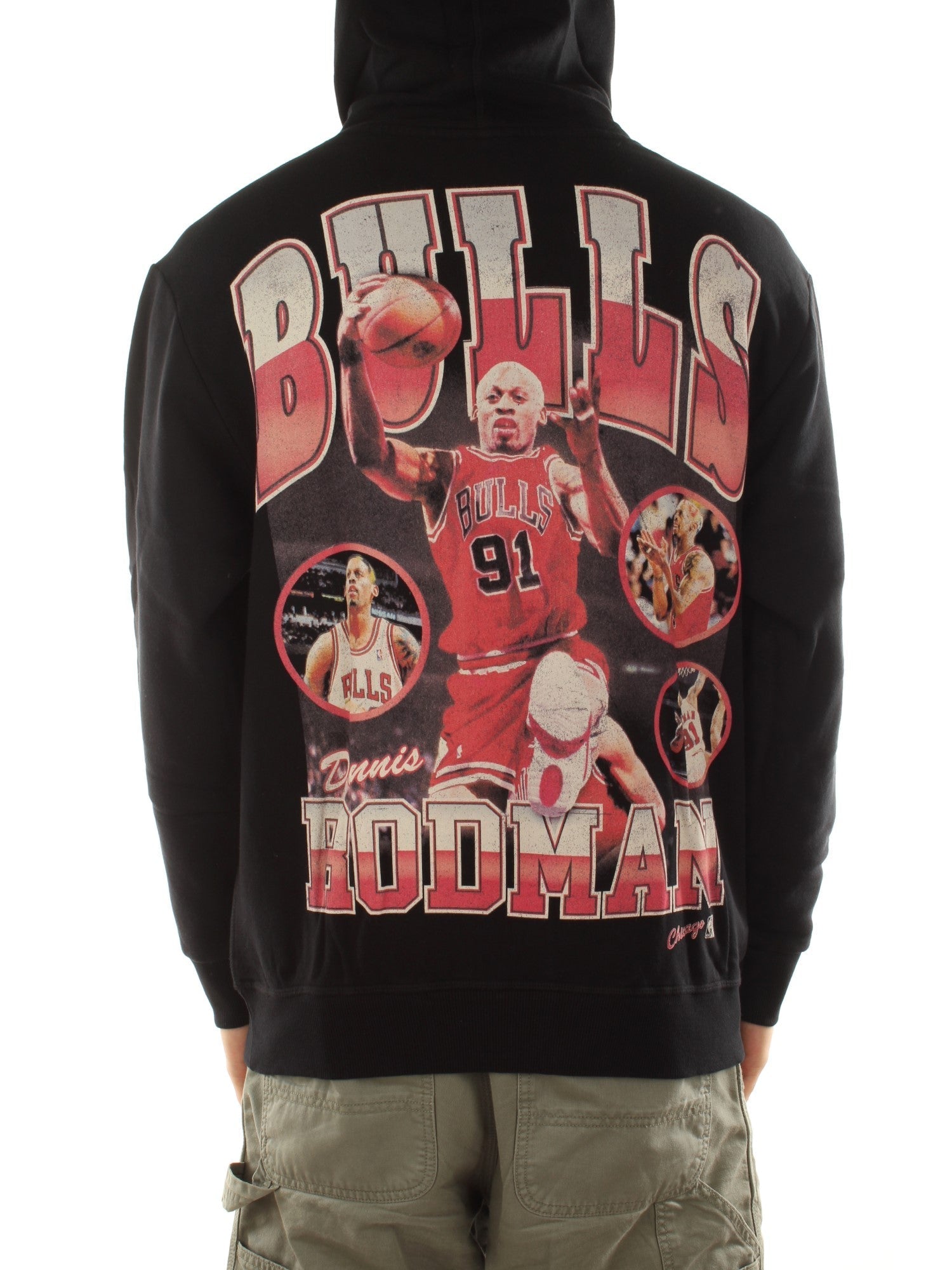 Mitchell & Ness Player Photo Hoody Chicago Bulls Nero