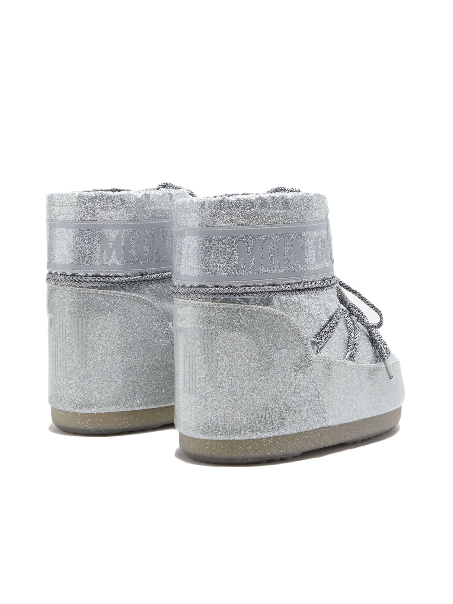 Moon Boot Mb Icon Low Glitter Argento