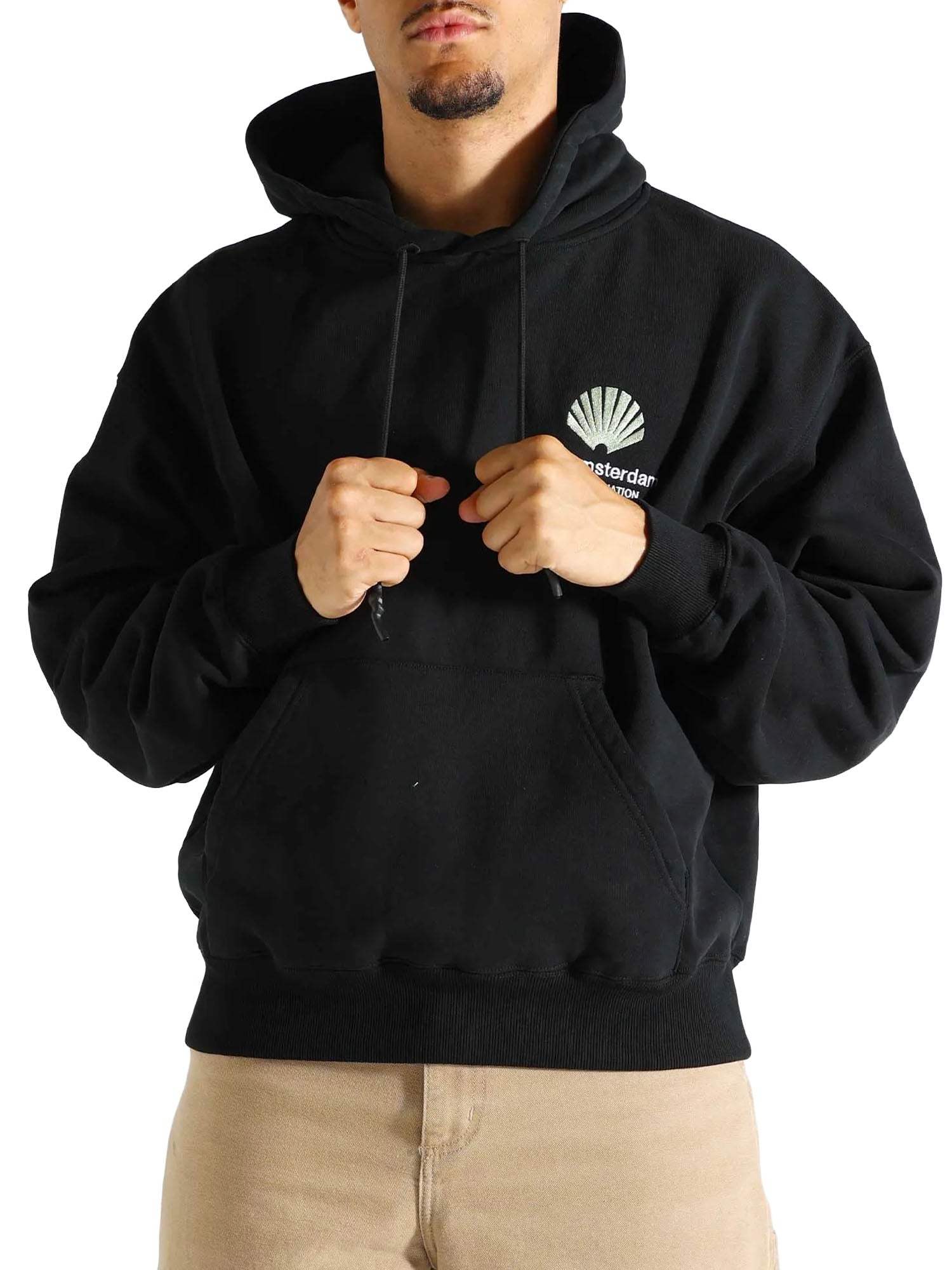 New Amsterdam Surf Association Logo Hoodie Nero