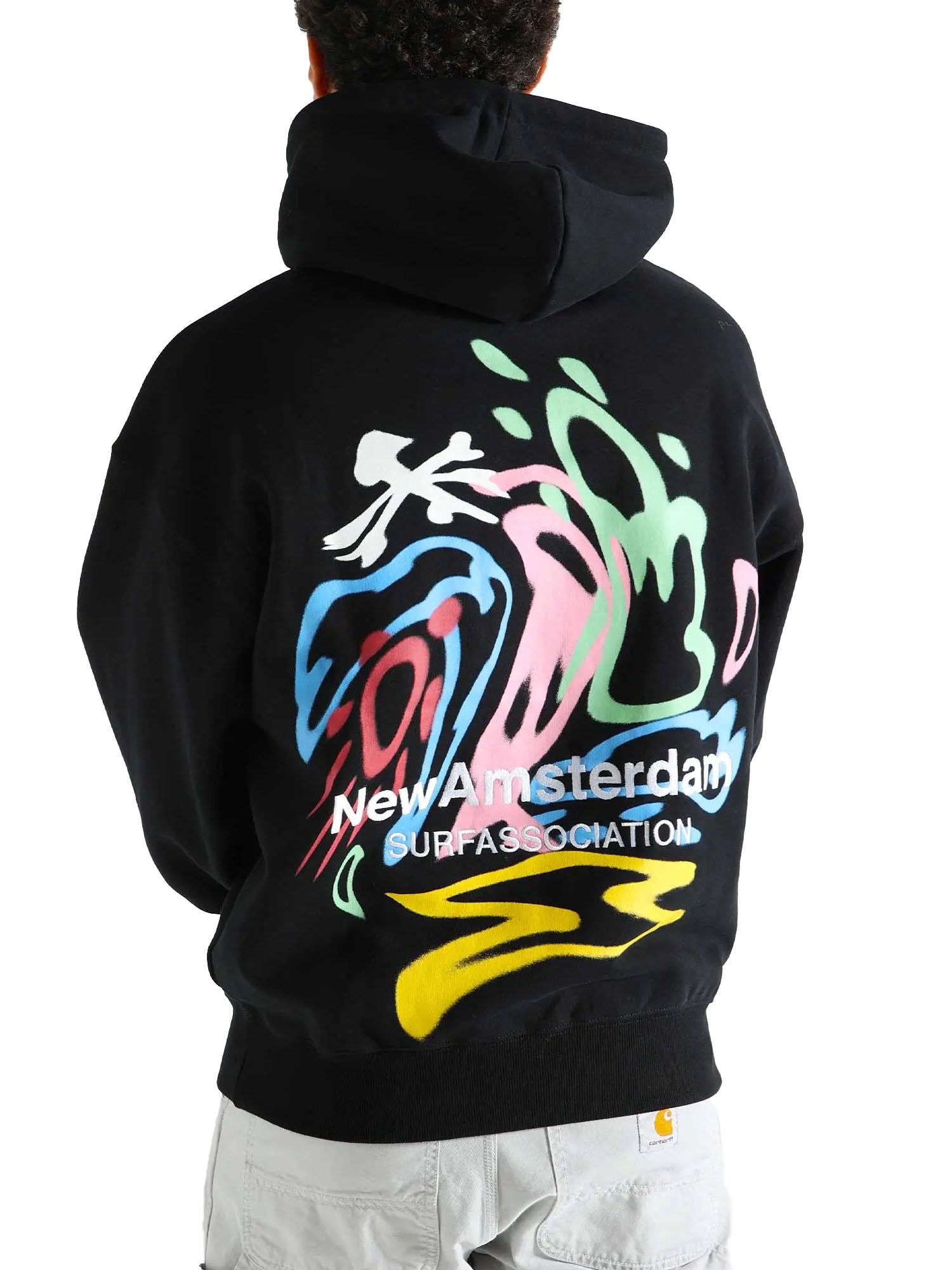 New Amsterdam Surf Association Weather Icon Hoodie Nero