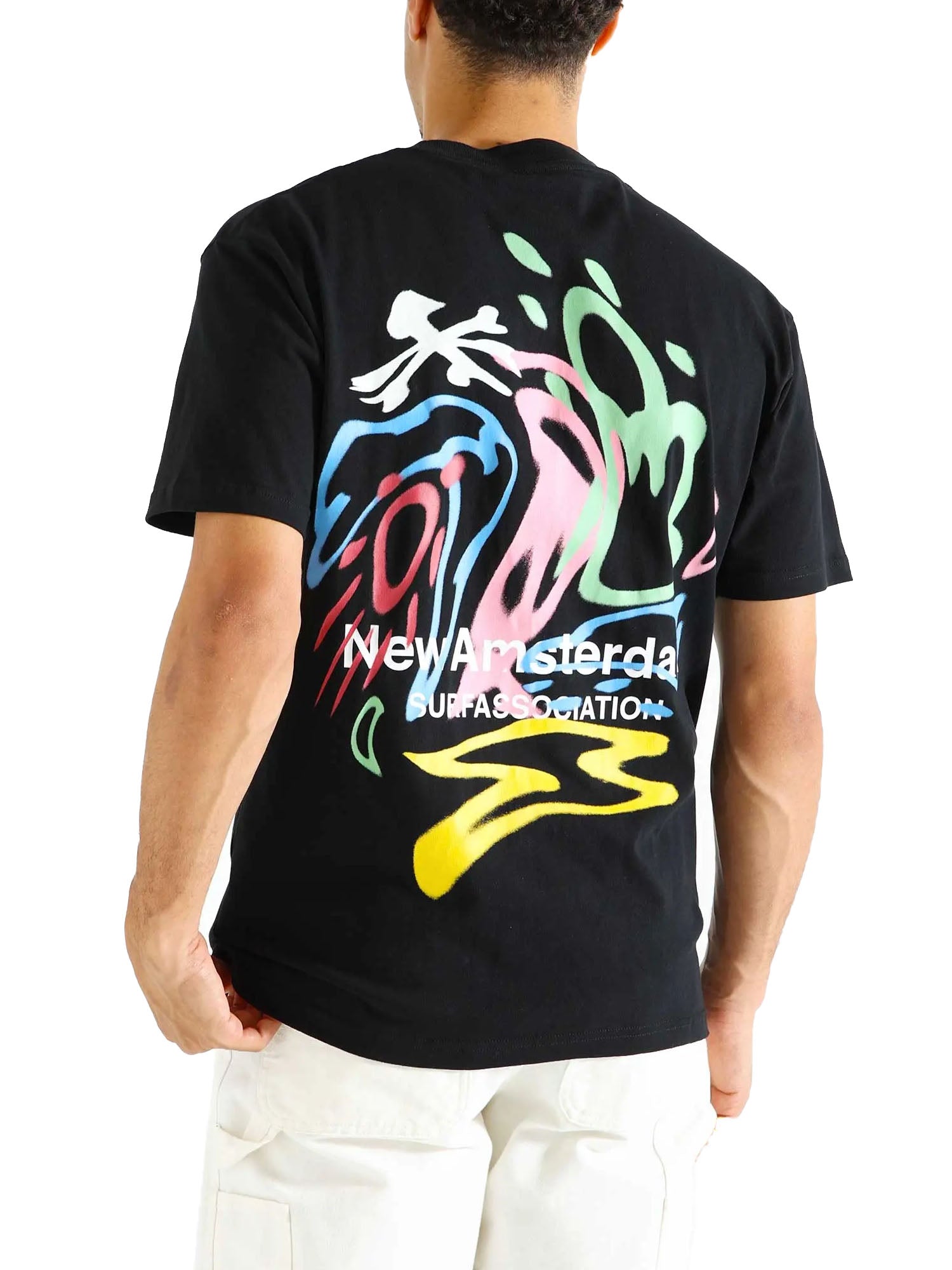 New Amsterdam Surf Association Weather Icons Tee Nero