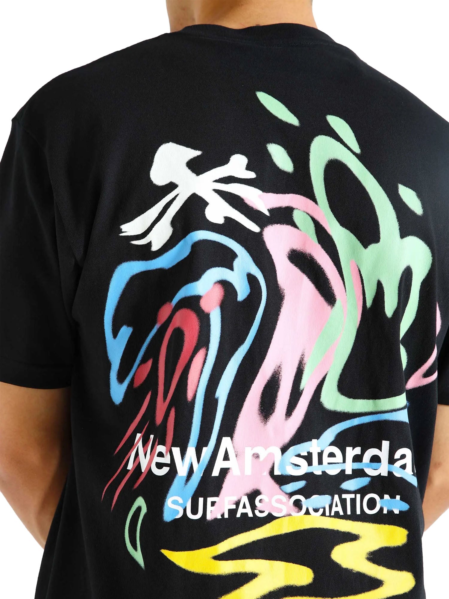 New Amsterdam Surf Association Weather Icons Tee Nero