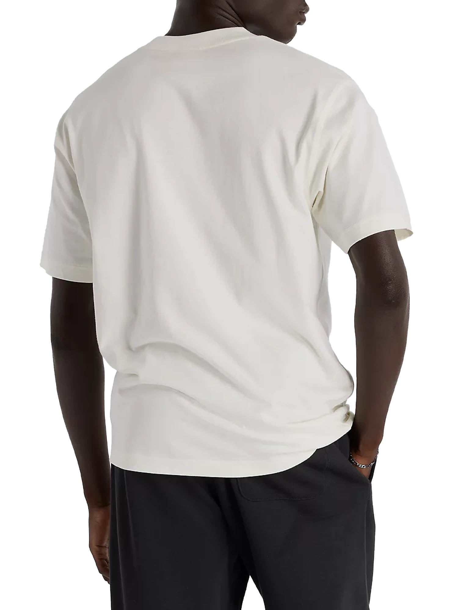 New Balance Athletics Relaxed Archive Walk T-Shirt Bianco