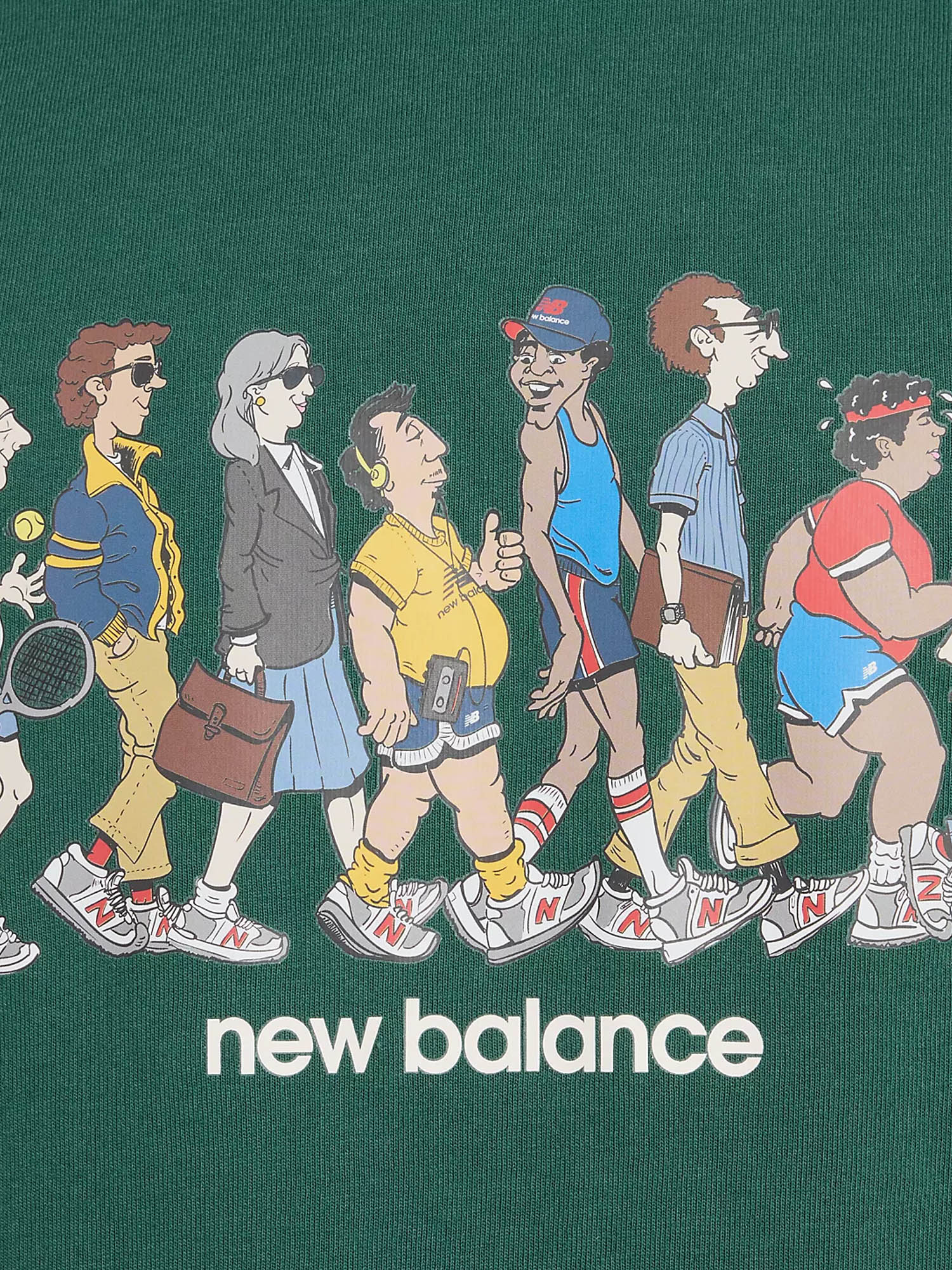 New Balance Athletics Relaxed Archive Walk T-Shirt Verde