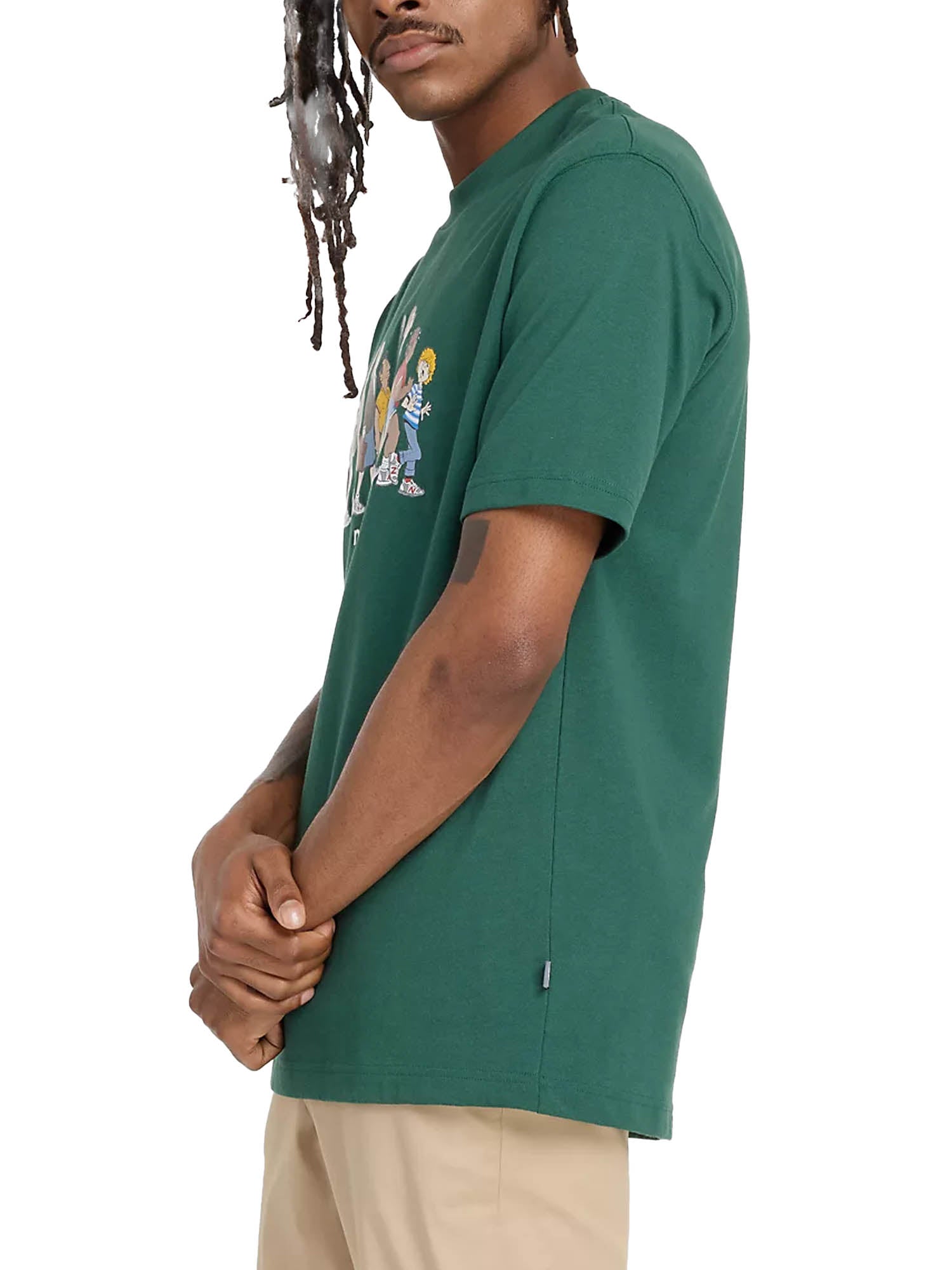 New Balance Athletics Relaxed Archive Walk T-Shirt Verde