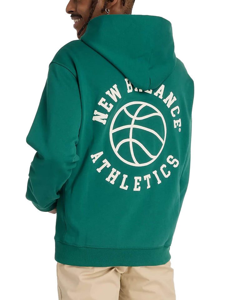 New Balance Athletics Relaxed League Hoodie Verde