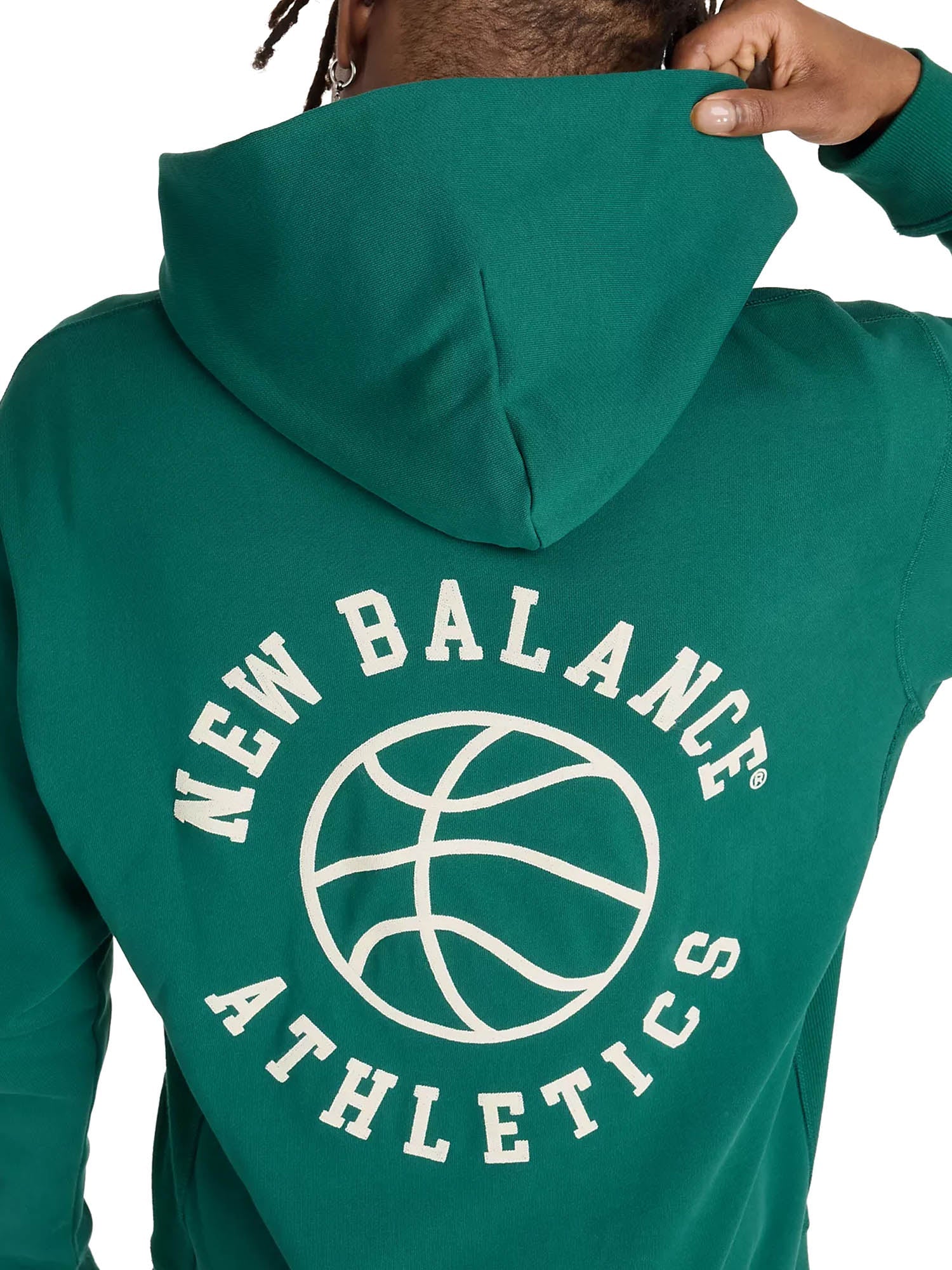 New Balance Athletics Relaxed League Hoodie Verde