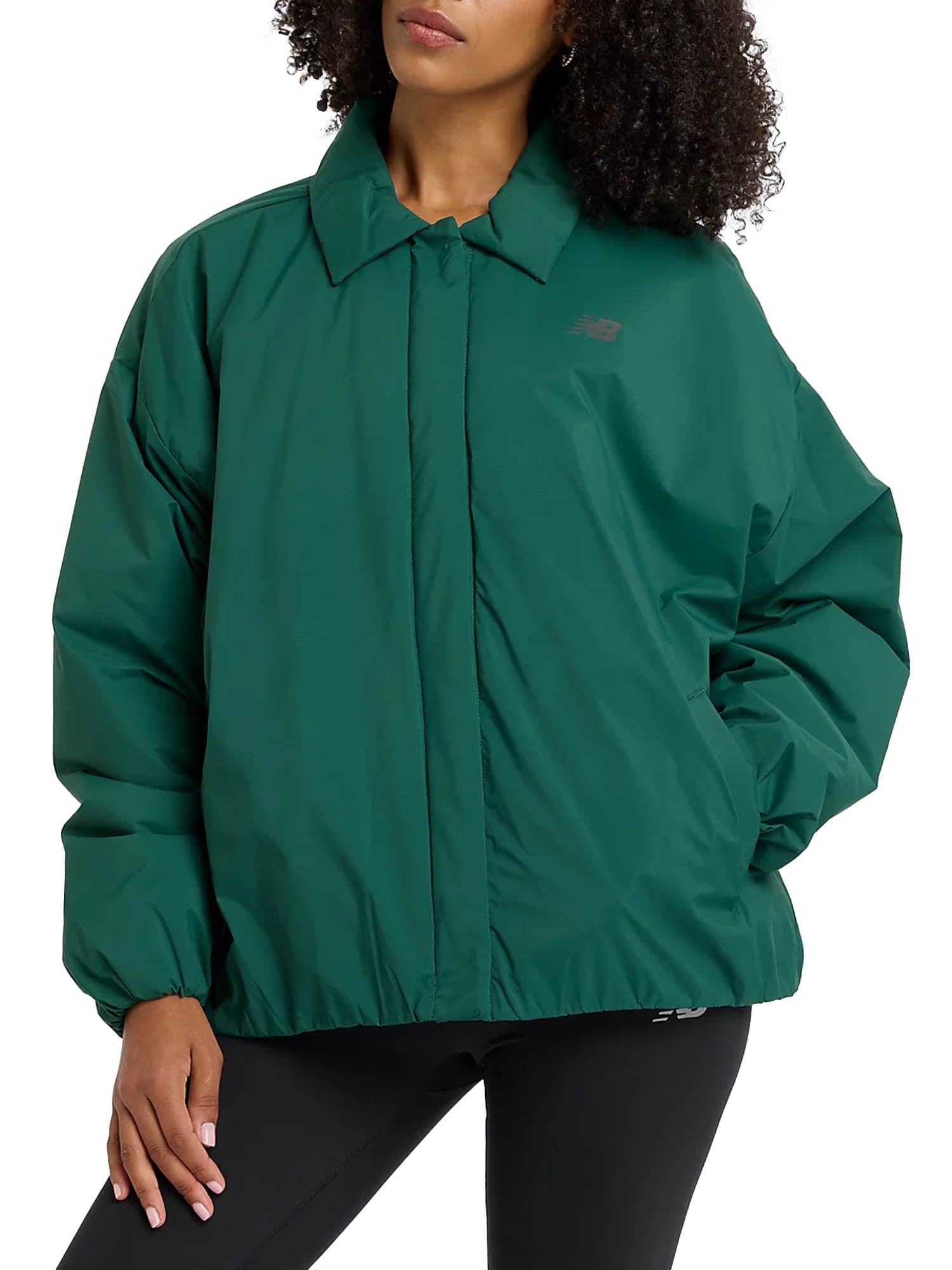 New Balance Coaches Jacket Verde