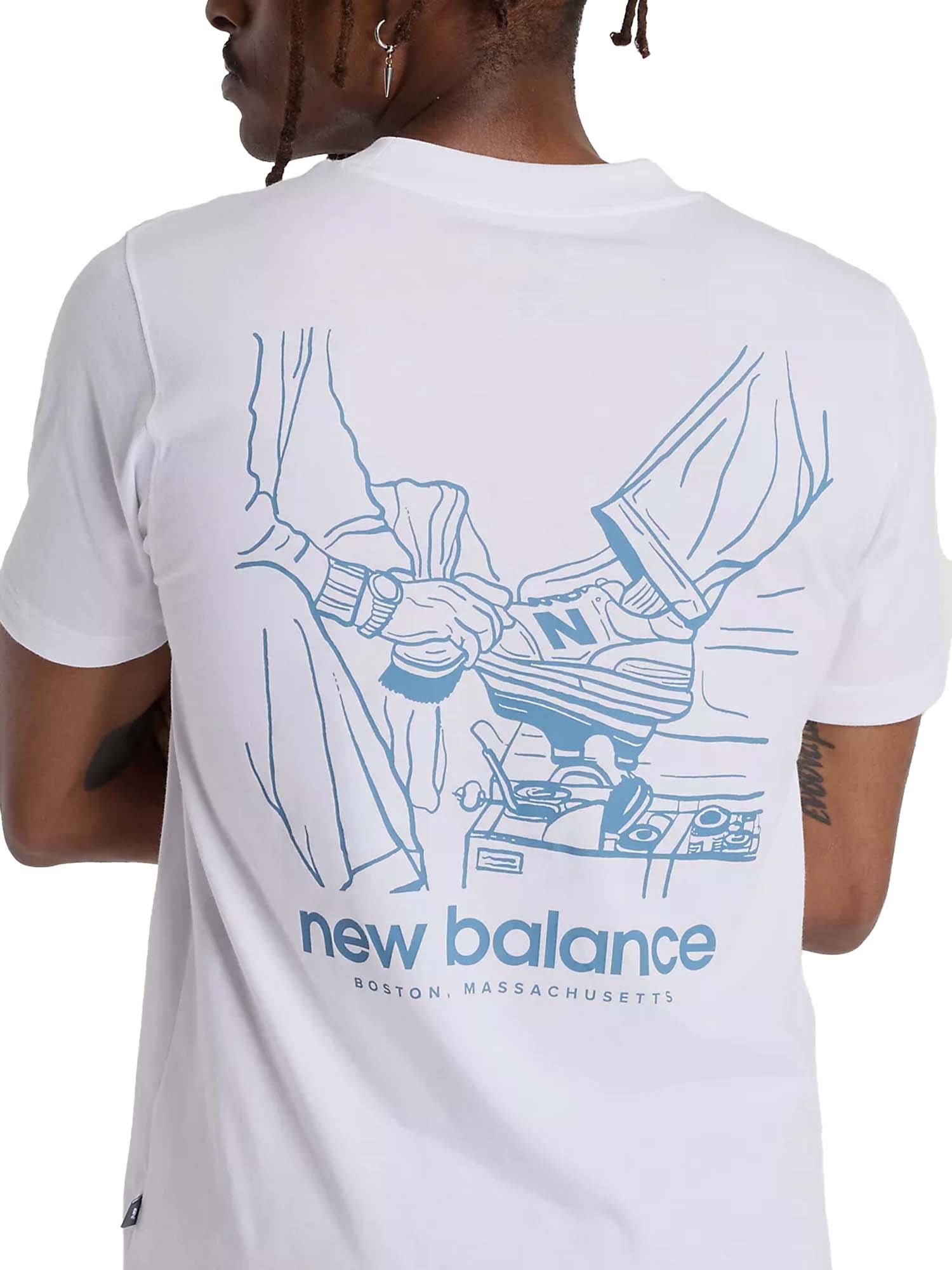 New Balance New Balance Shine T-Shirt Bianco