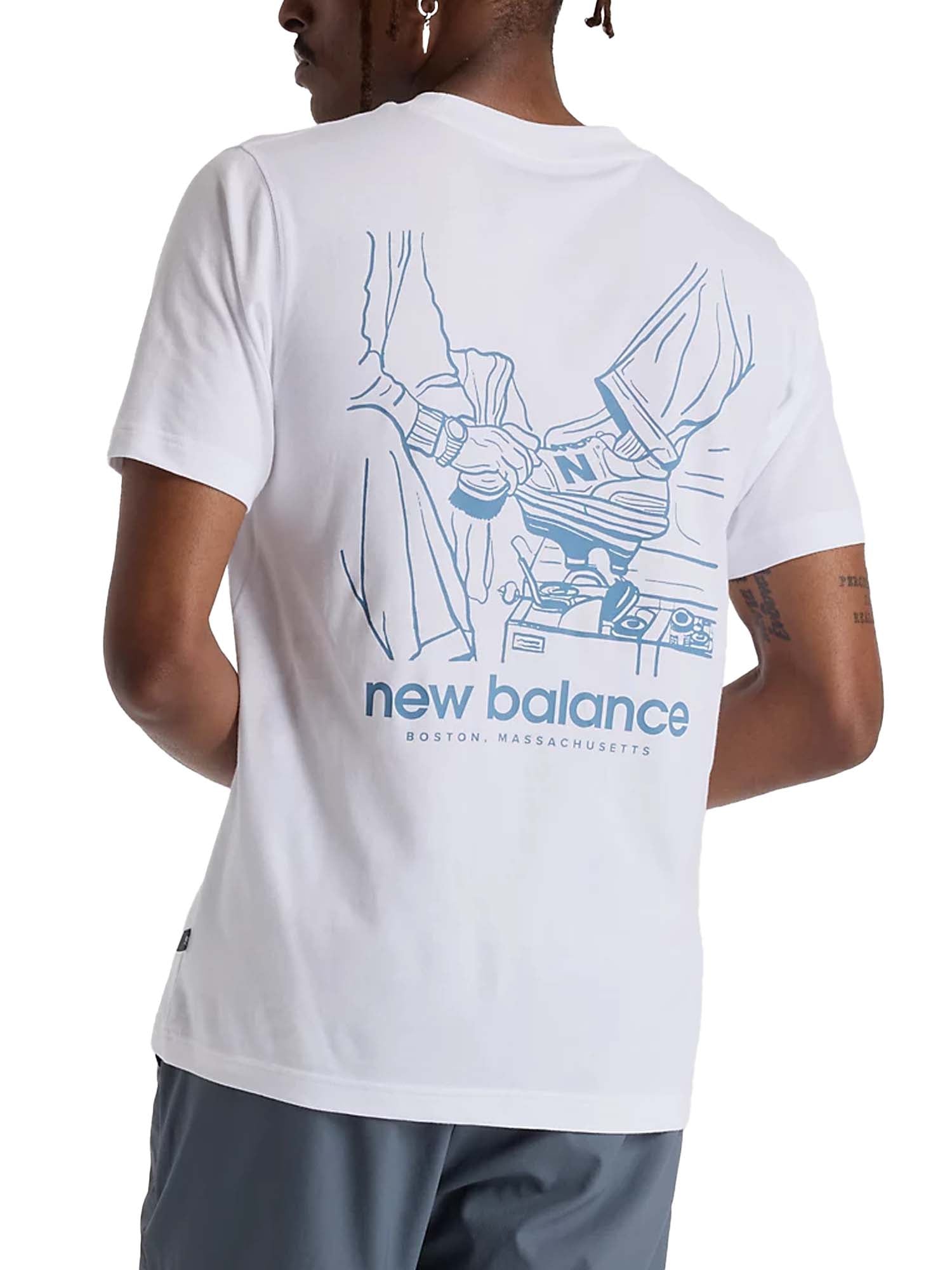 New Balance New Balance Shine T-Shirt Bianco