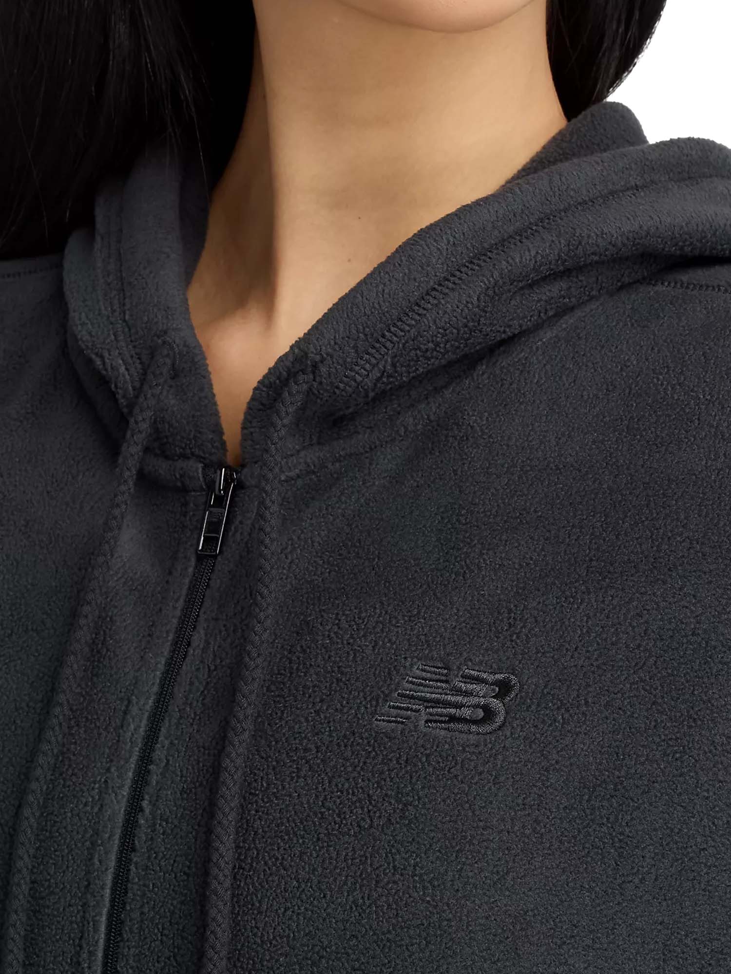 New Balance Polar Fleece Full Zip Nero