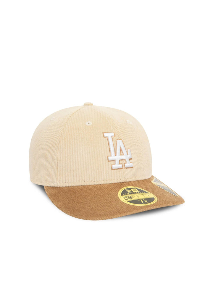 New Era 59FIFTY LA Dodgers Cord Beige