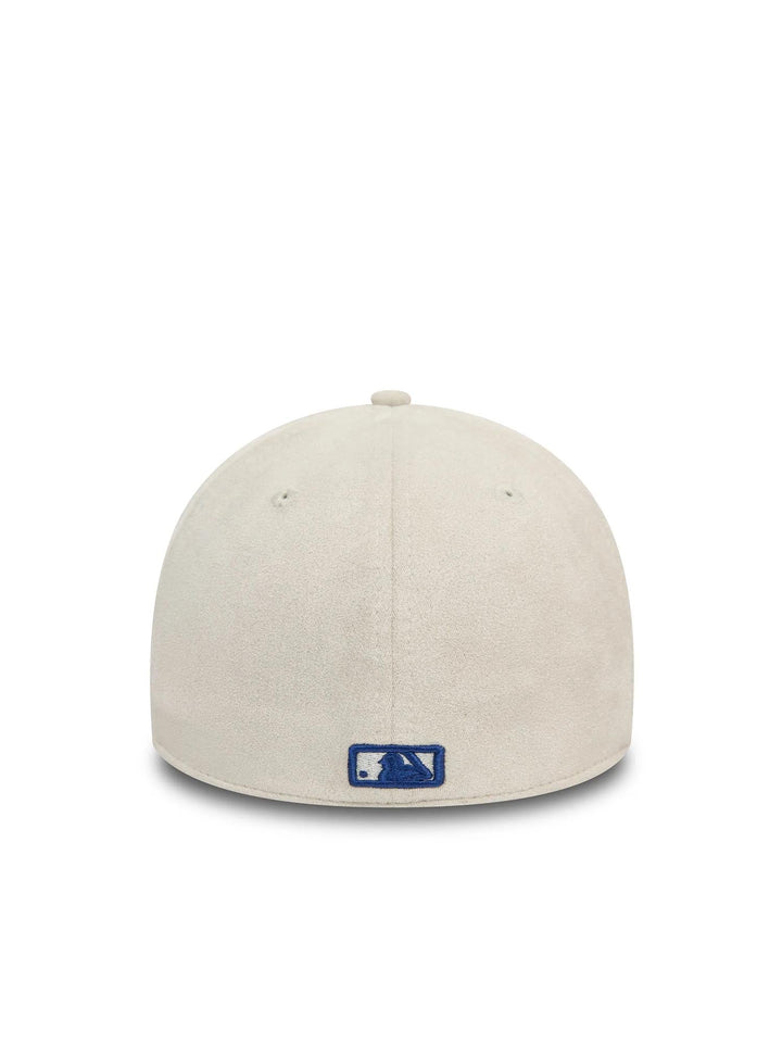 New Era Cappellino 39THIRTY LA Dodgers Faux Suede Bianco