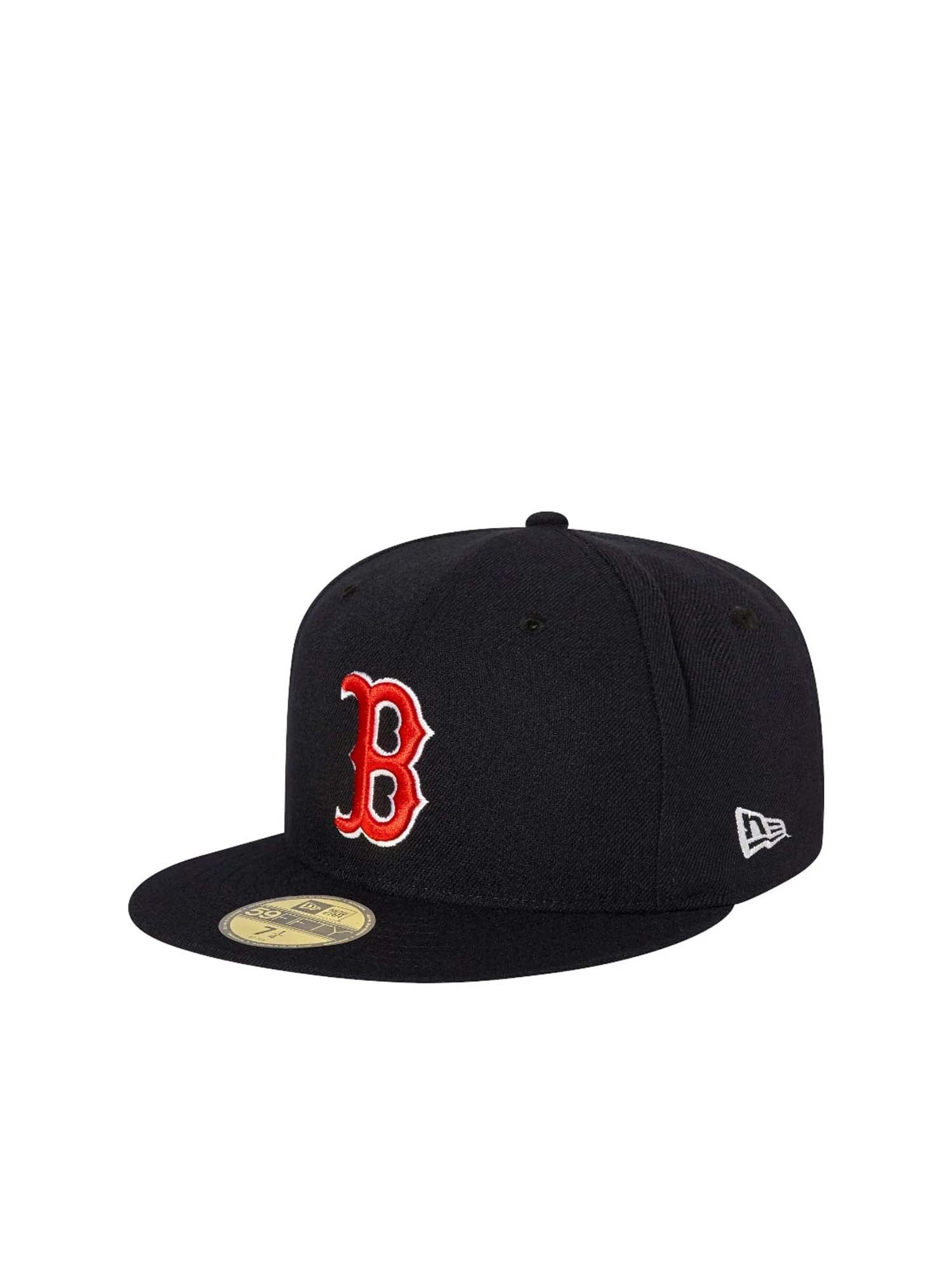 New Era Cappellino 59FIFTY Fitted Boston Red Sox AC Perf Game Blu Navy Rosso