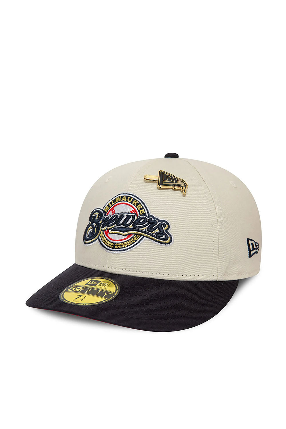 Capuchon à broche MLB des Milwaukee Brewers à profil bas 59FIFTY