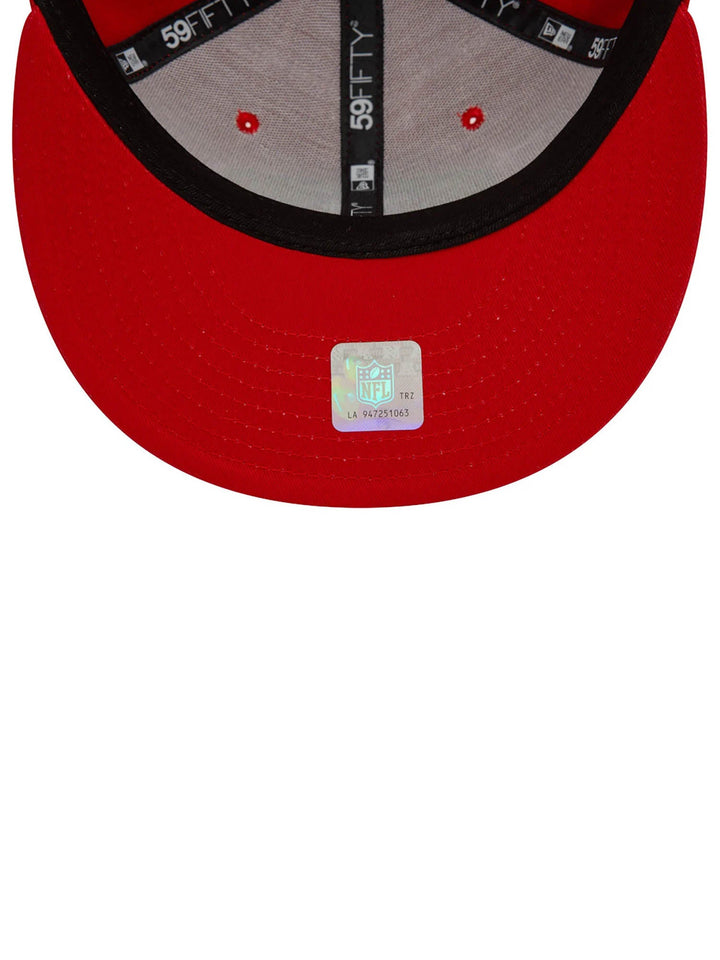 New Era Cappellino 59FIFTY San Francisco 49ers NFL Official Team Colours Rosso