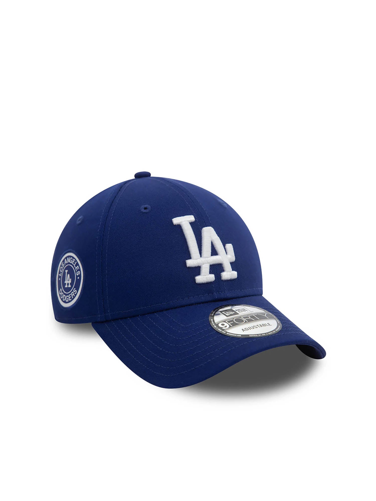 New Era Cappellino 9FORTY LA Dodgers MLB Side Patch Blu