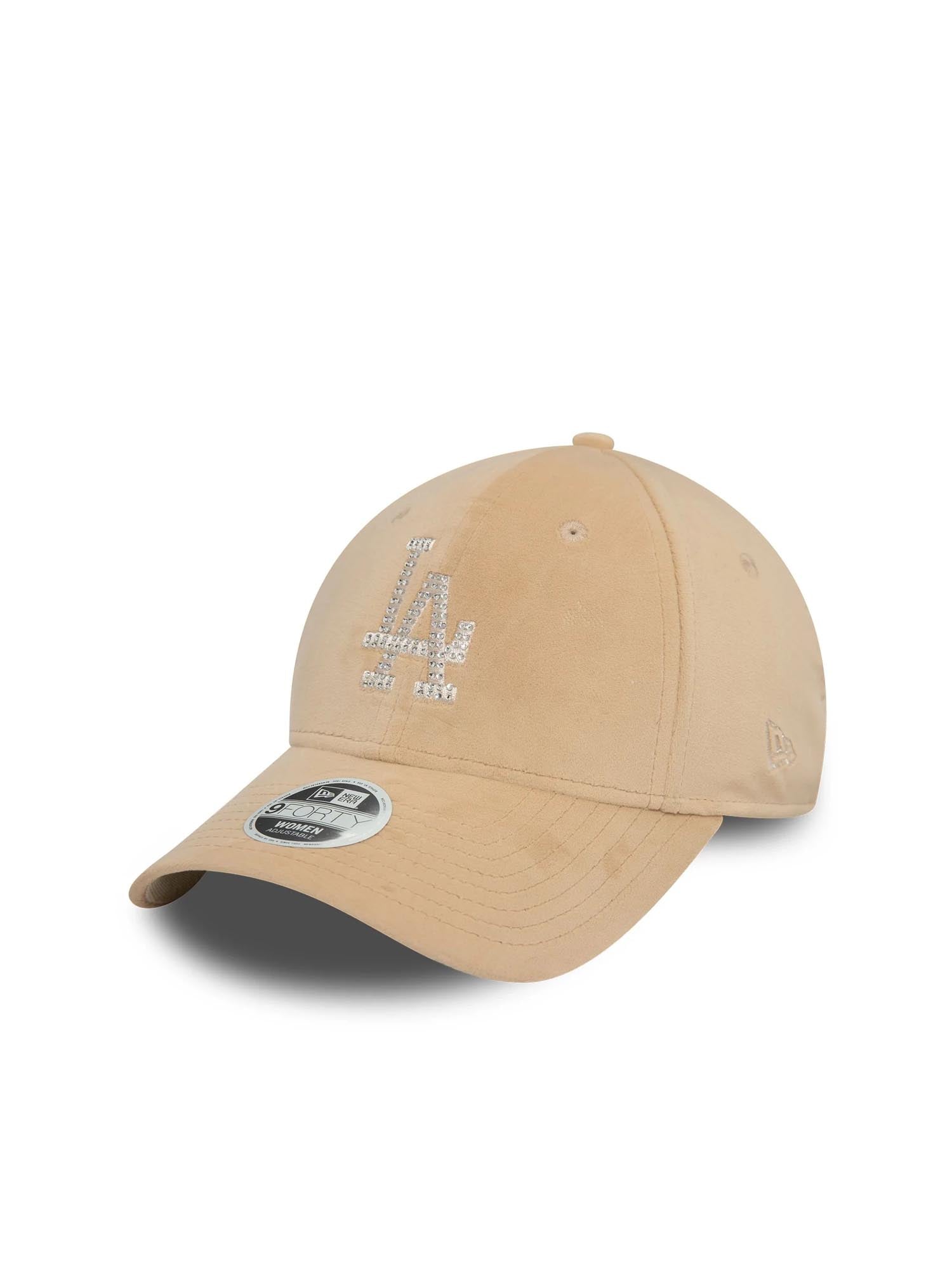 New Era Cappellino 9FORTY LA Dodgers Velour Diamante Donna Beige