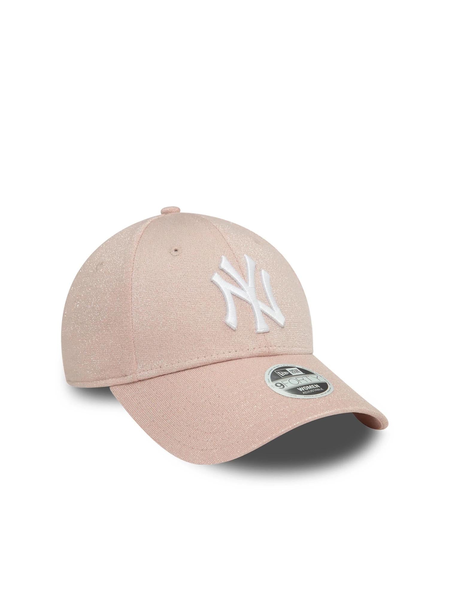 New Era Cappellino 9FORTY New York Yankees Glitter Donna Rosa