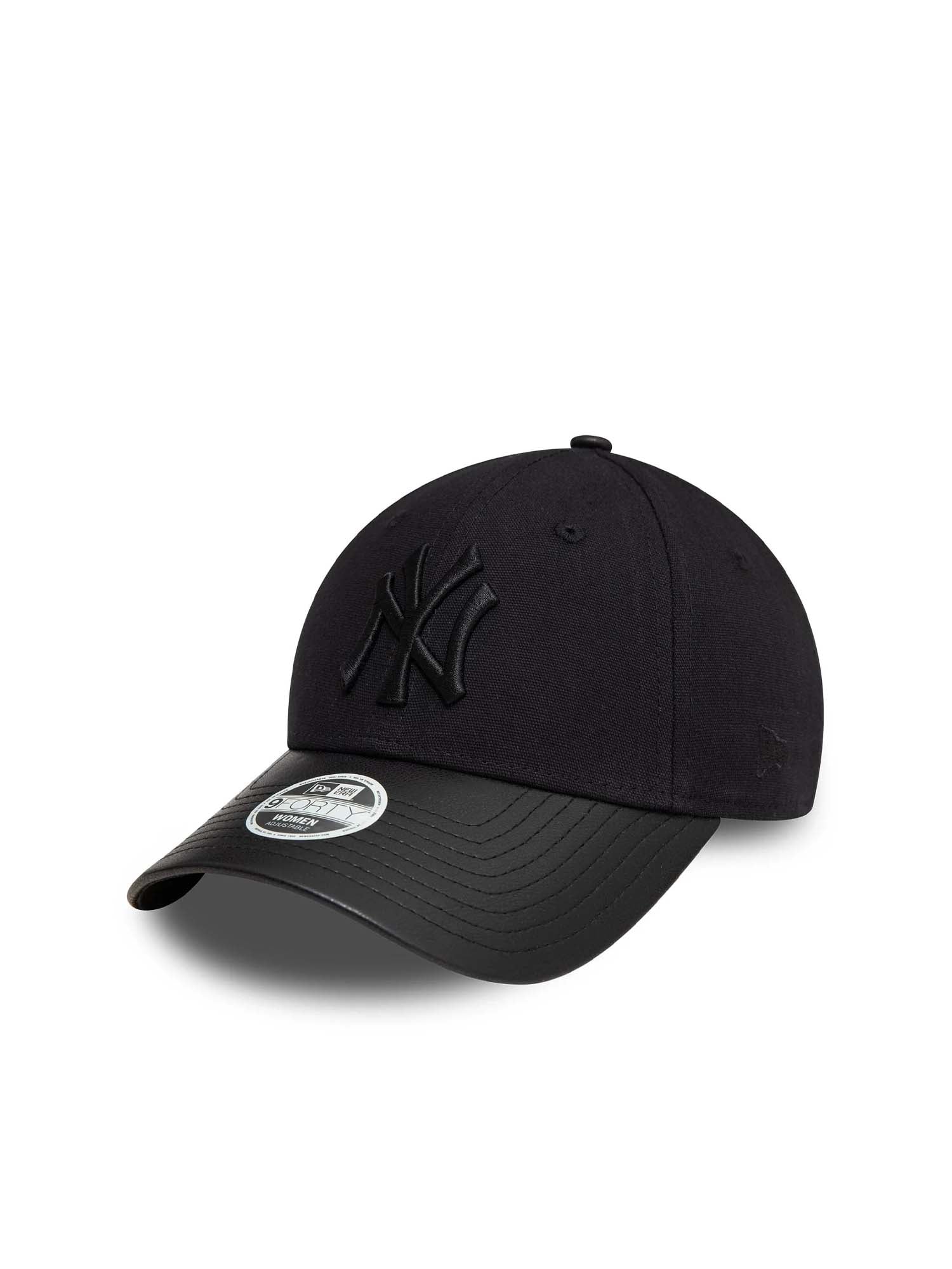 New Era Cappellino 9FORTY New York Yankees PU Donna Nero