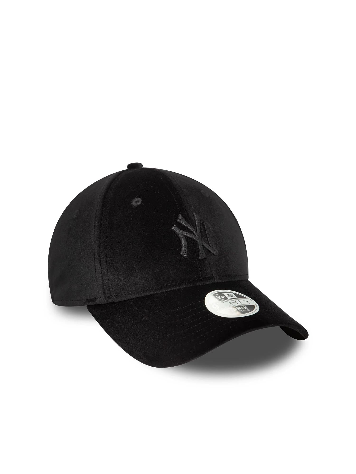 New Era Cappellino 9FORTY New York Yankees Velour Midi Donna Nero