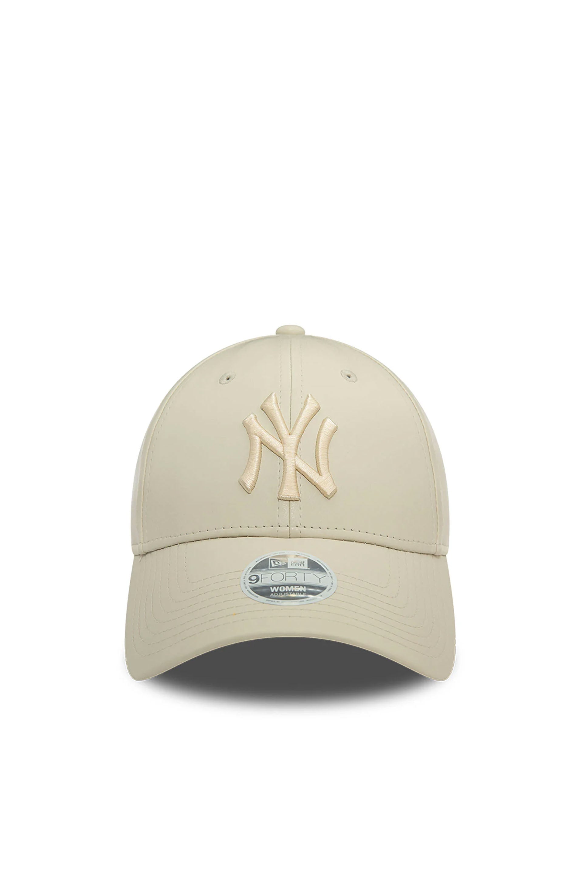 New Era Cappellino 9FORTY Regolabile New York Yankees Ecopelle Womens Beige