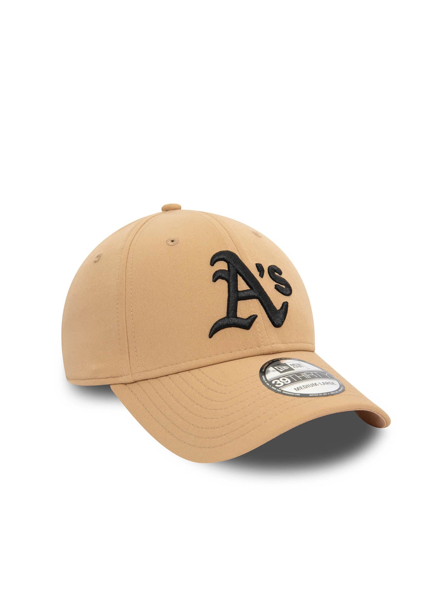 New Era Cappellino Oakland Athletics Stretch Nylon 39THIRTY Beige